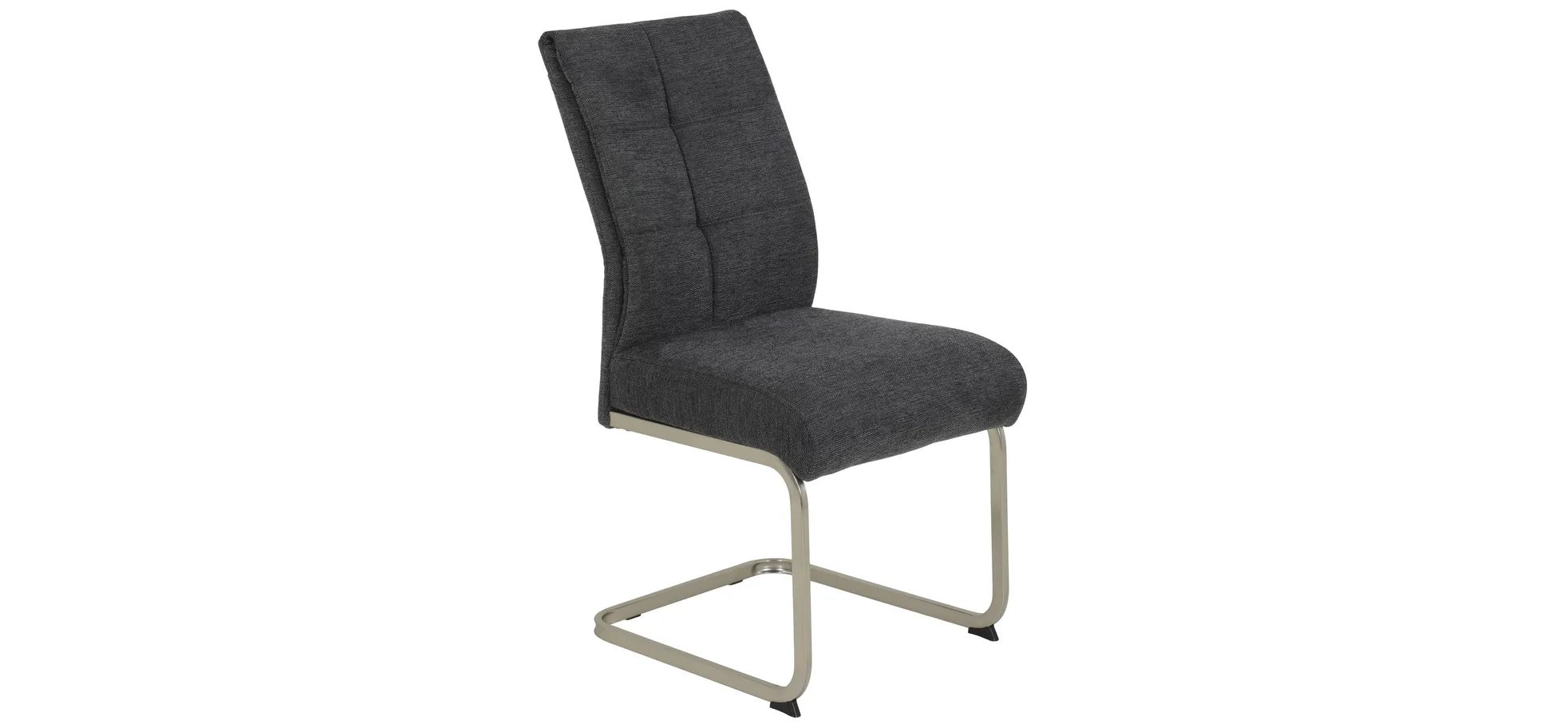 Schwingstuhl, Webstoff anthrazit - HEUSENSTAMM