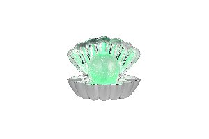 Tischleuchte Shelly - Kunststoff, chrom, 17,5x12,5x14,5cm