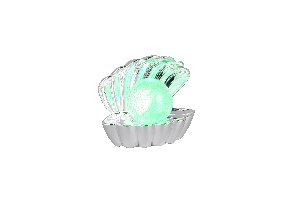 Tischleuchte Shelly - Kunststoff, chrom, 17,5x12,5x14,5cm