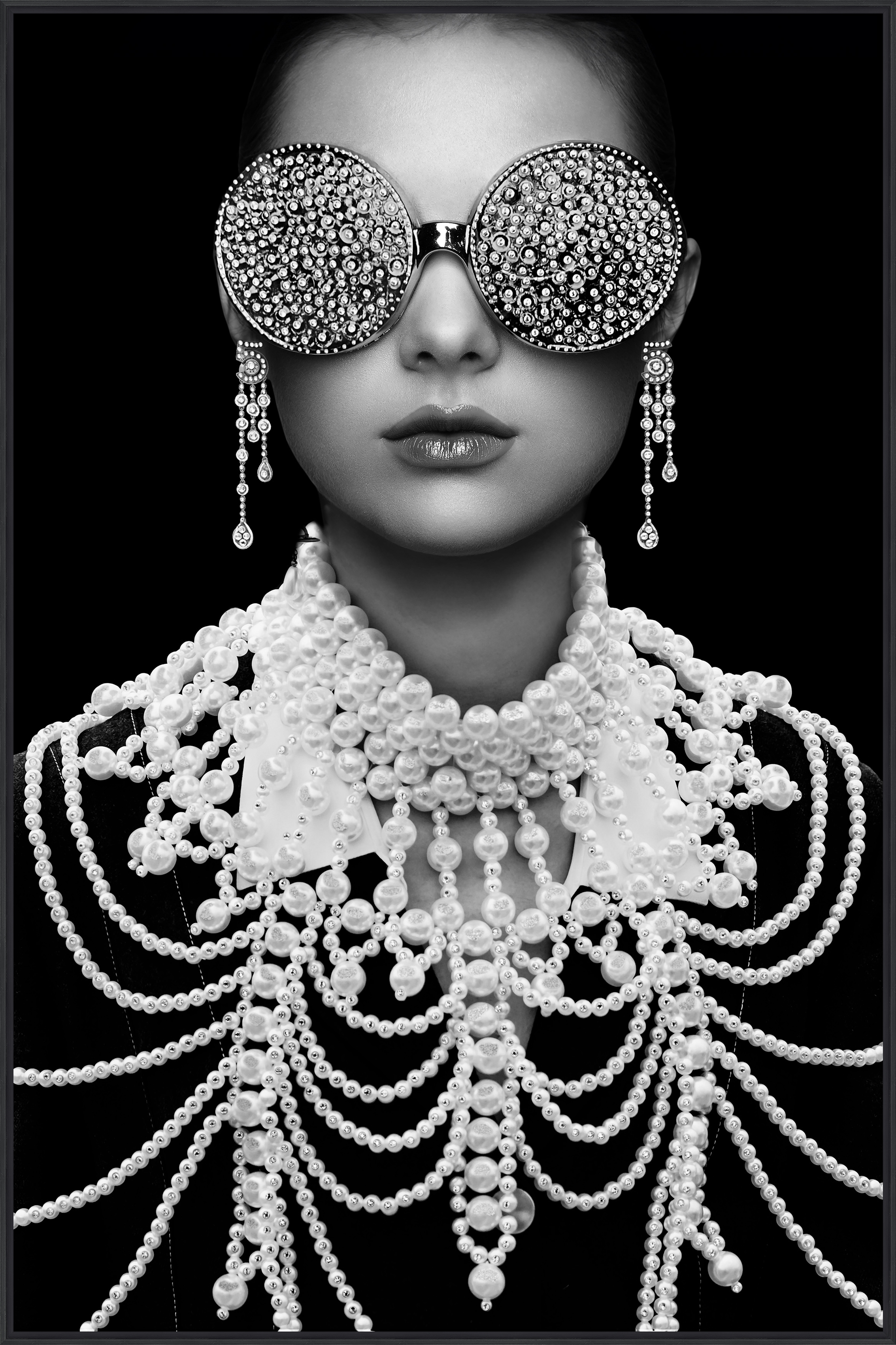 Wandbild Pearlnecklace - frame, 80x120cm