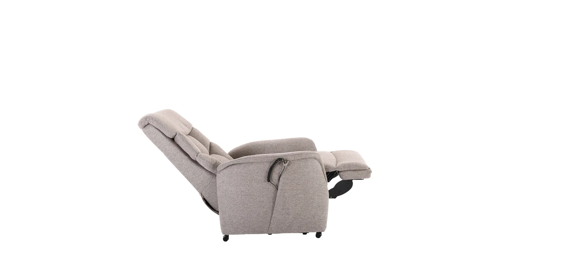 Fernsehsessel, Stoff braun/beige - Marlo