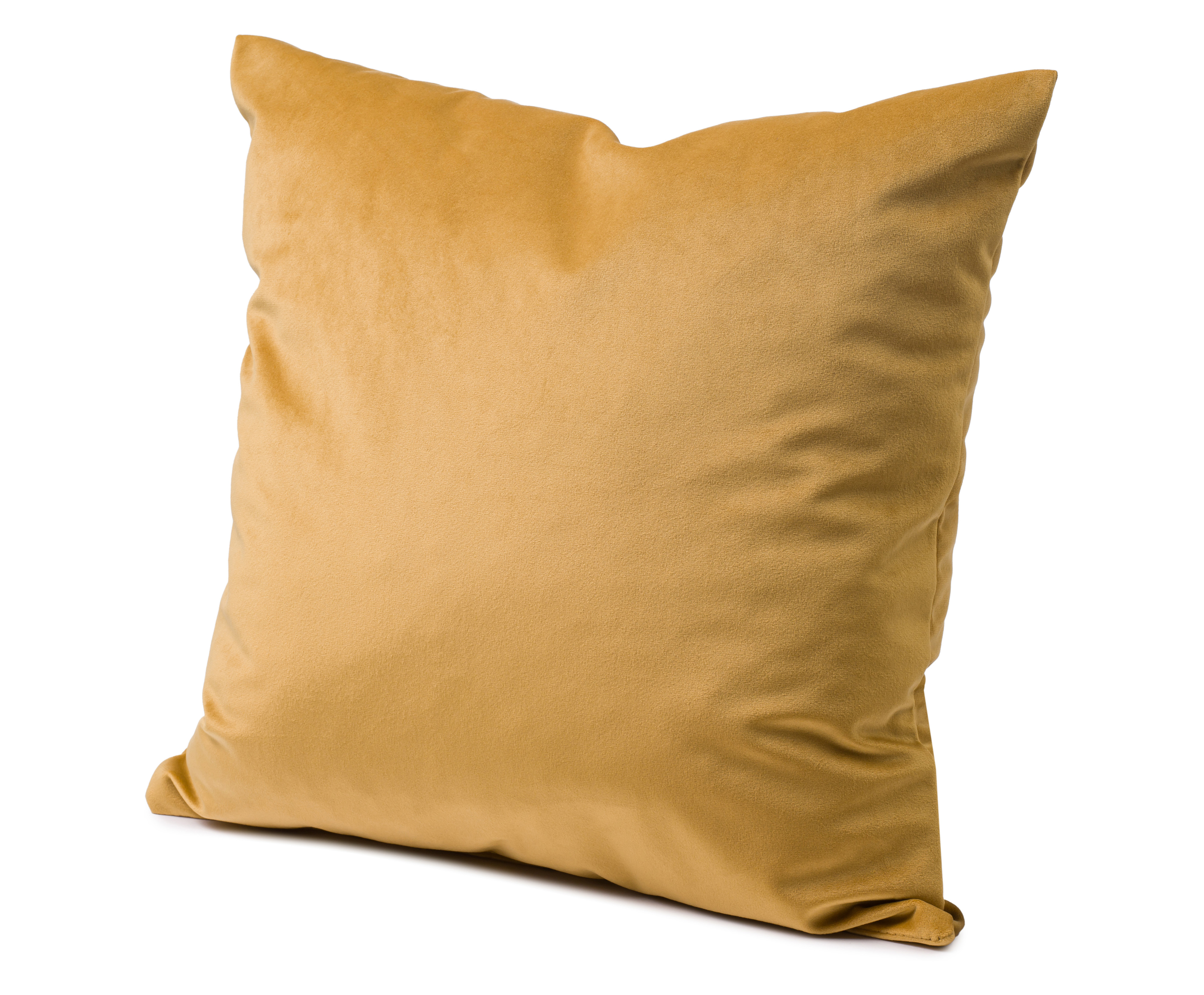 Kissenhülle California, samtoptik - 100% polyester, 40x40cm, senf