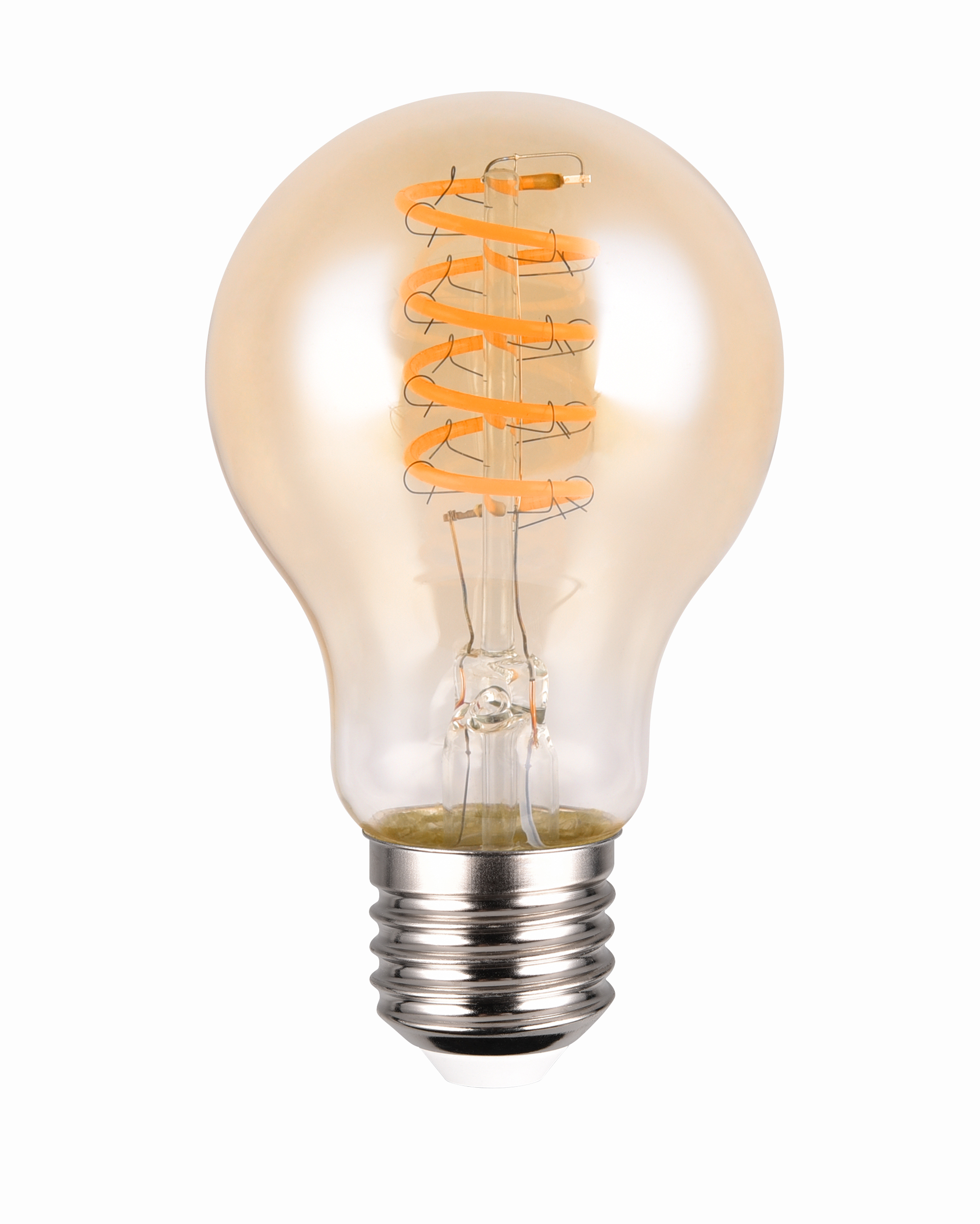 Leuchtmittel LED-LM - 1flg., Glas/amberfarbig,10,5xØ6 cm