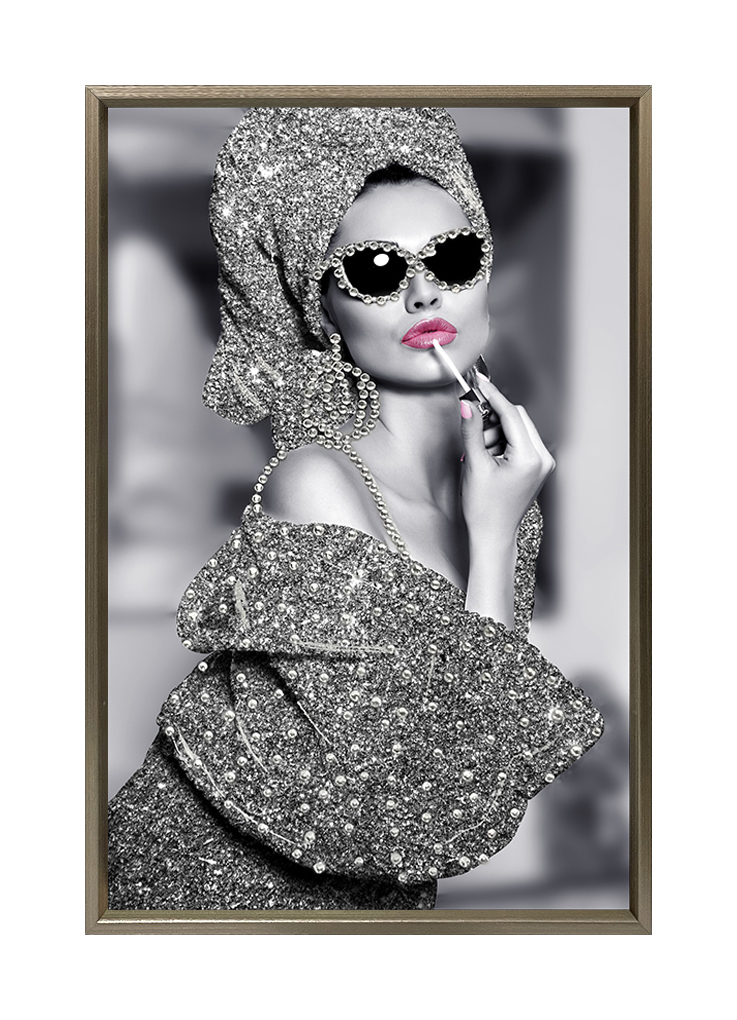 Wandbild Ladie, sort. - frame, 20x30cm