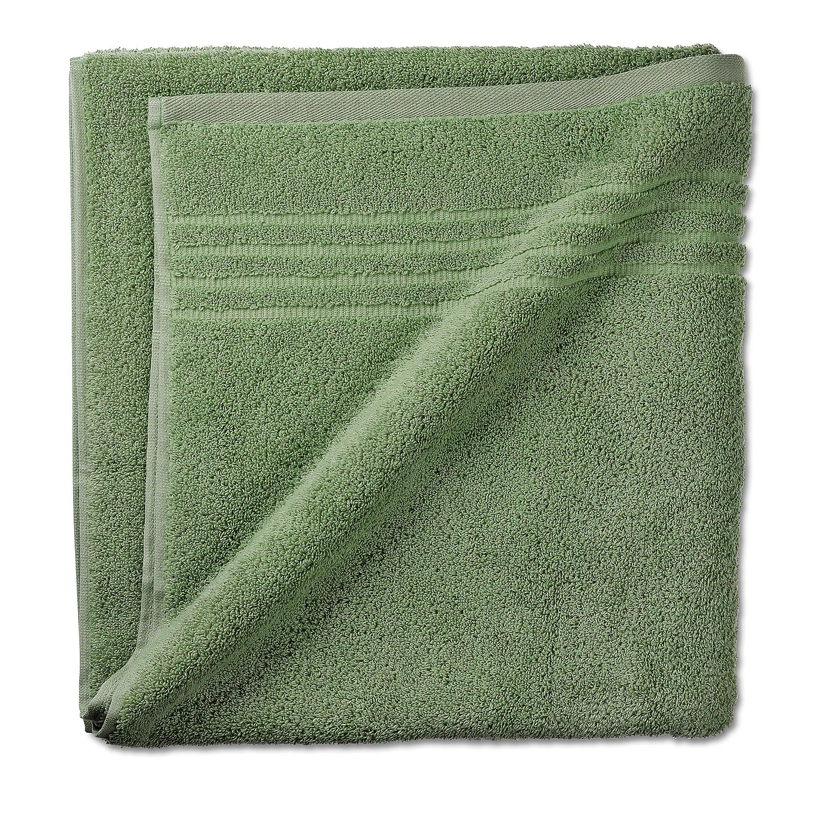 Duschtuch Leonora 140x70 cm - 100%Baumwolle Premium moosgrün