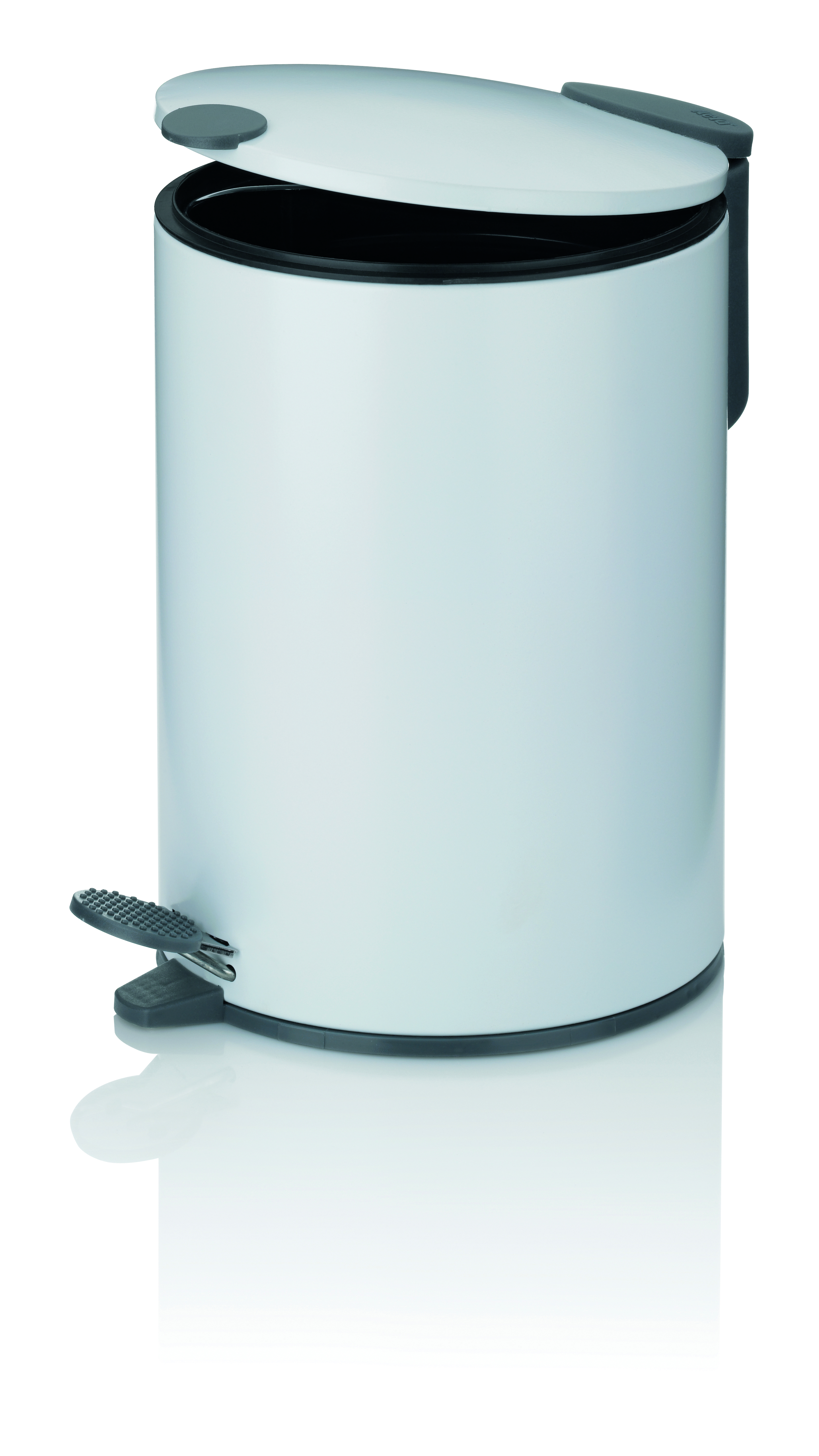 Kosmetikeimer Mats - 3l, Metall, matt weiß