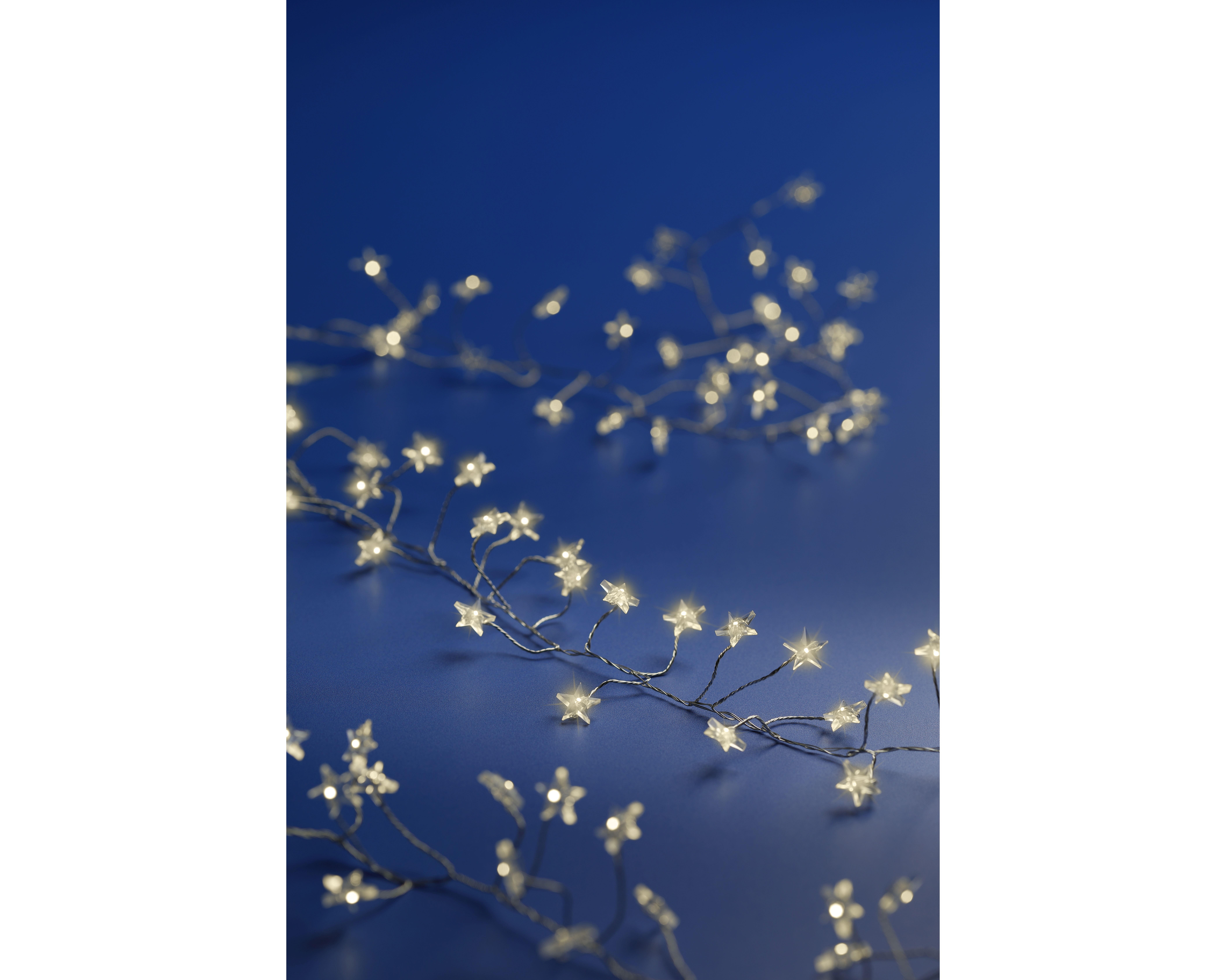 LED Compact Beleuchtung - silber/warmes weiss, PVC, 120cm-100L