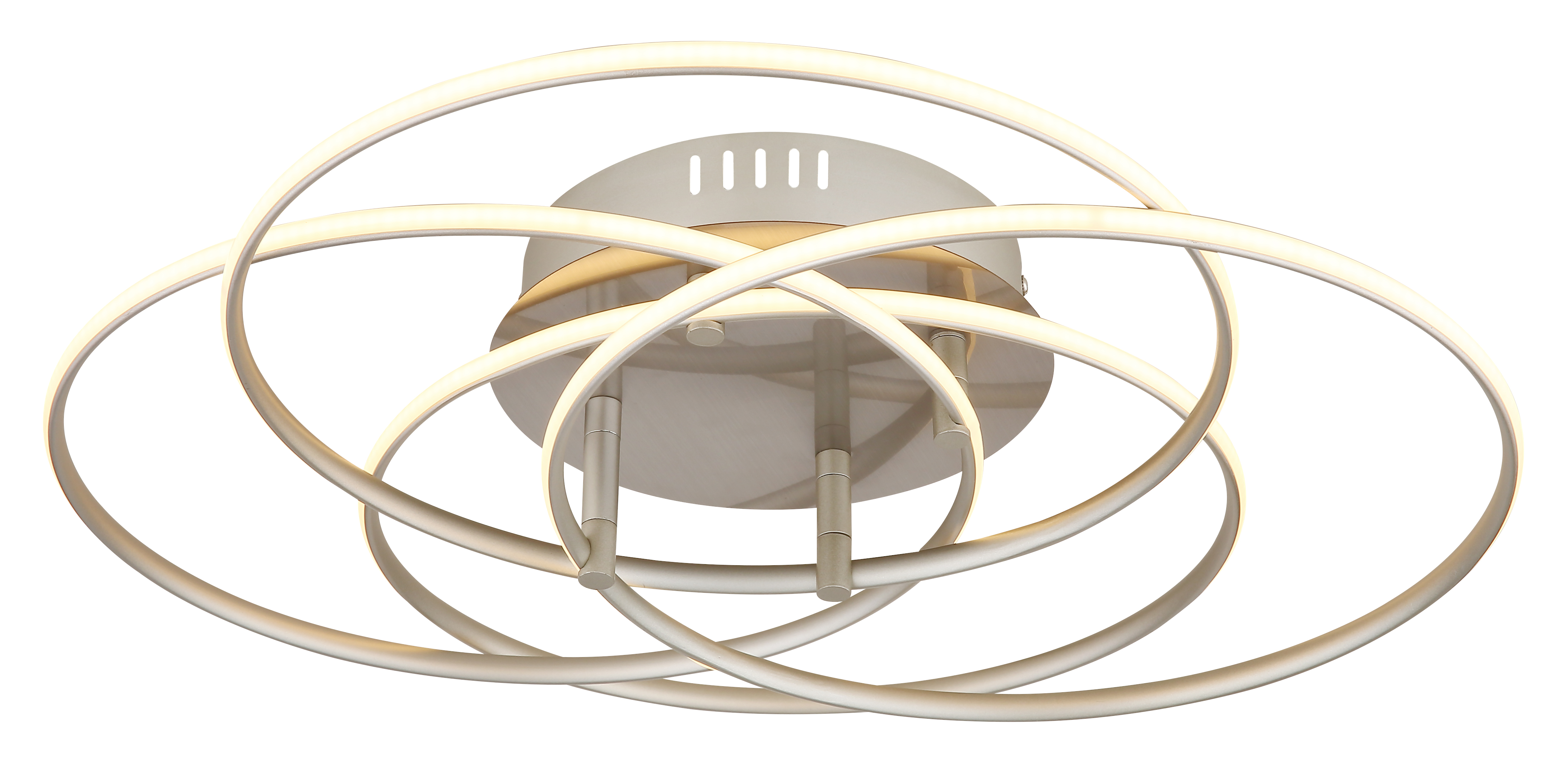 Deckenleuchte KOMBOS - Metall Nickel matt, LED