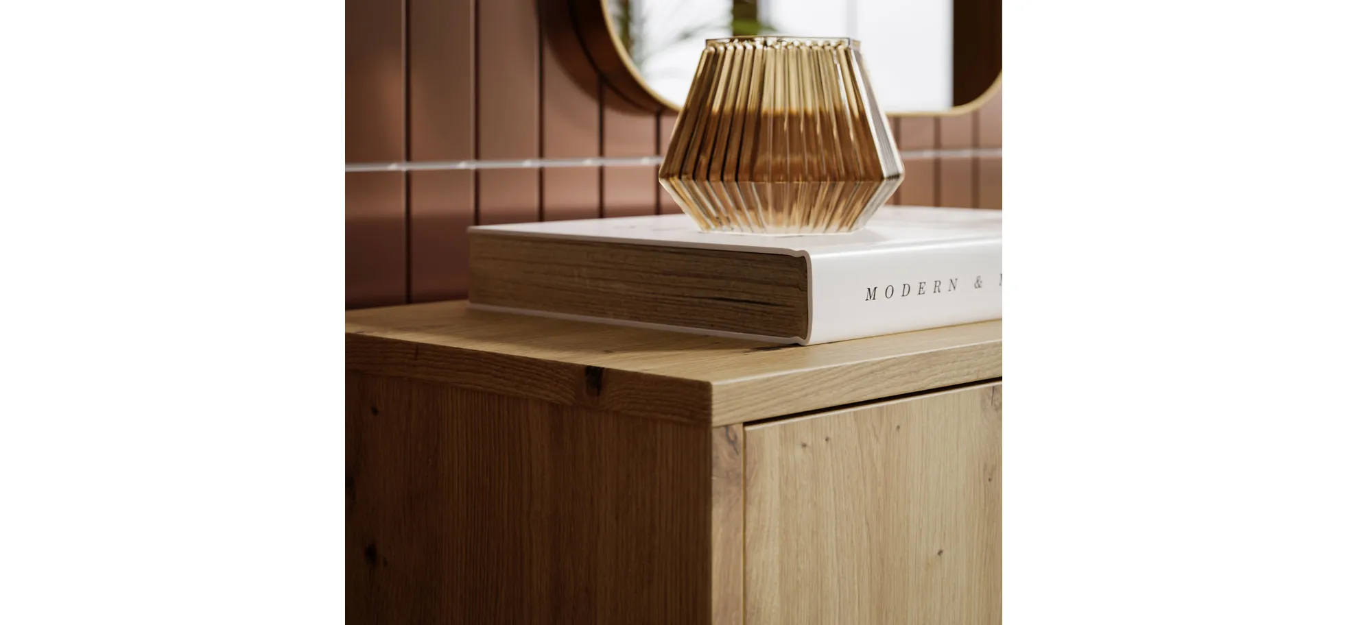 Schuhschrank, Artisan Oak, 2 Türen - Faid