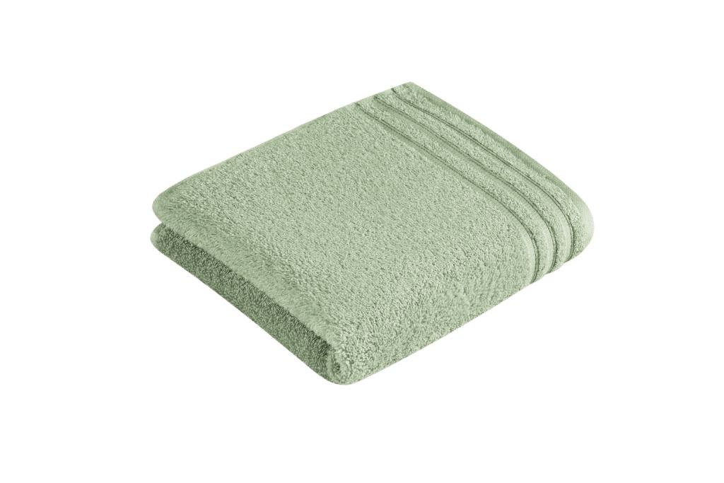 Handtuch Natural Glamour - softgreen, 50x100cm