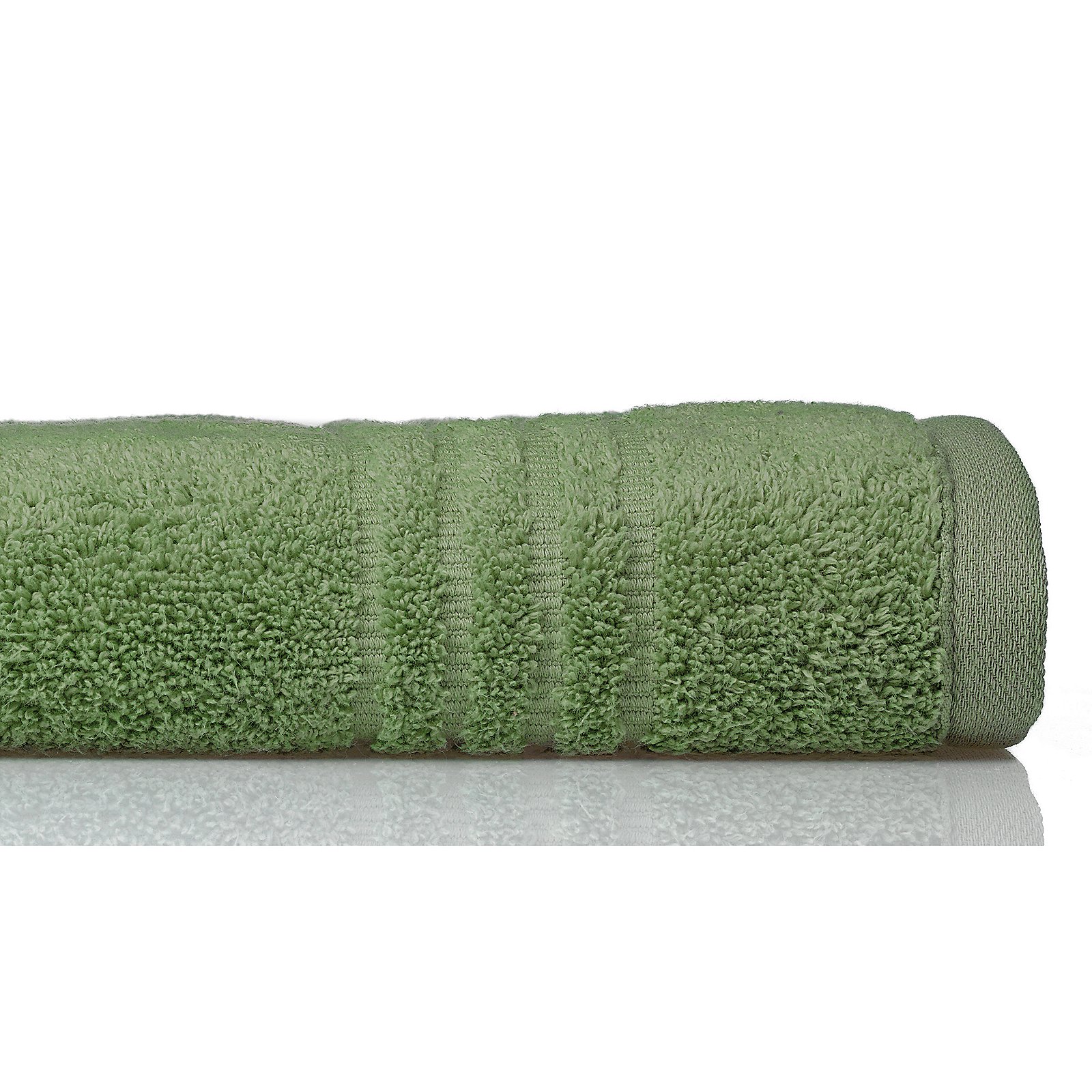 Duschtuch Leonora 140x70 cm - 100%Baumwolle Premium moosgrün