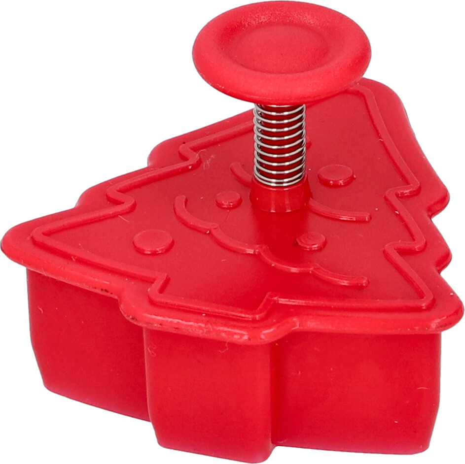 Kunststoff-Ausstechform Tannenbaum - Dear Santa, mit Auswerfer