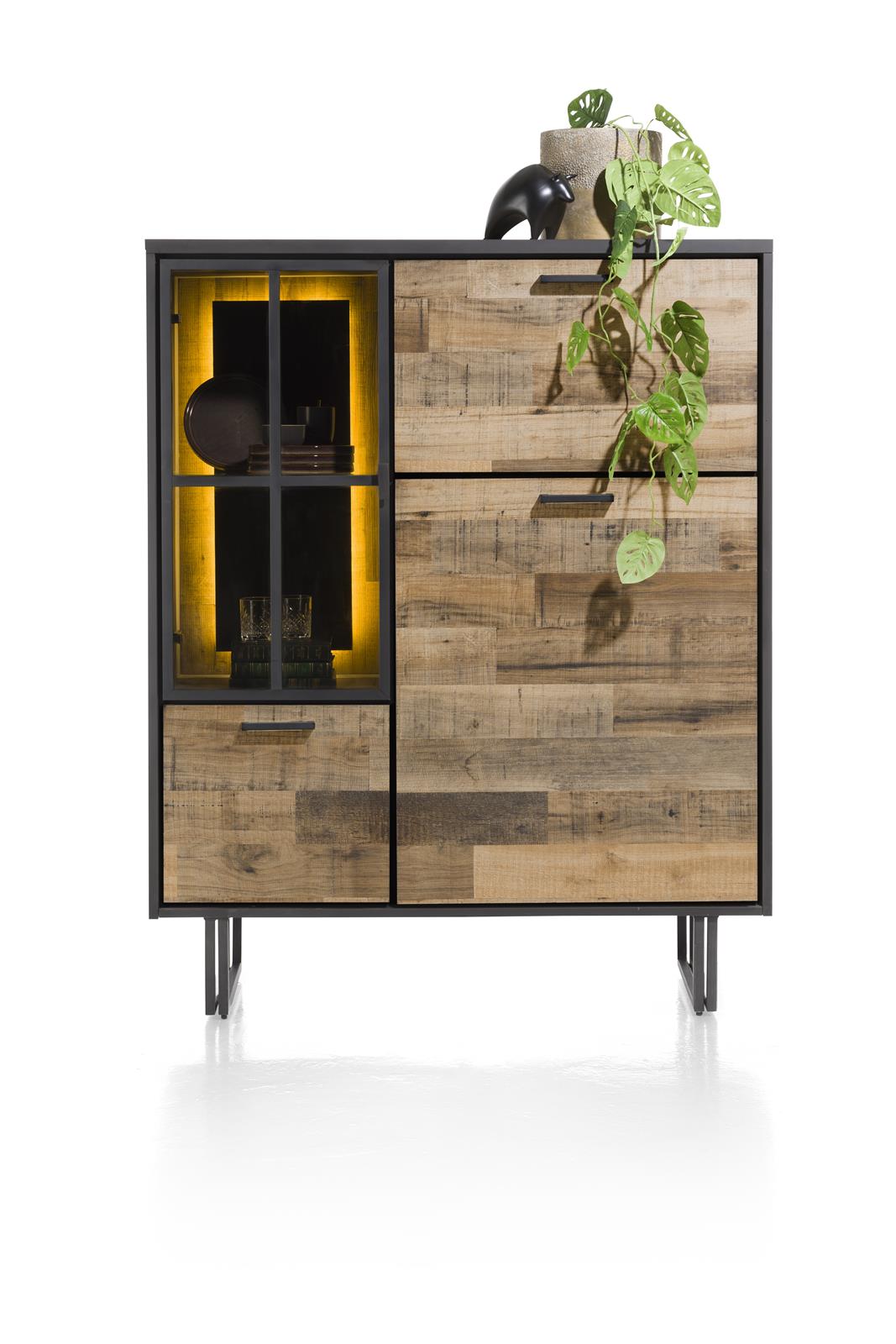 Highboard. Driftwood, inkl. Beleuchtung - Avalon