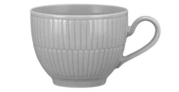 Kaffeeobertasse - Amina Silbergrau uni