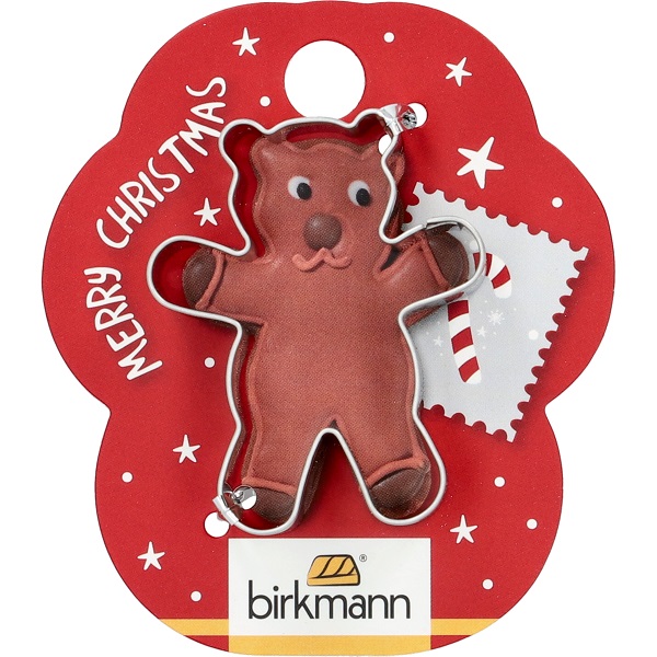 Ausstechform Teddy Bär - 5 cm, Edelstahl