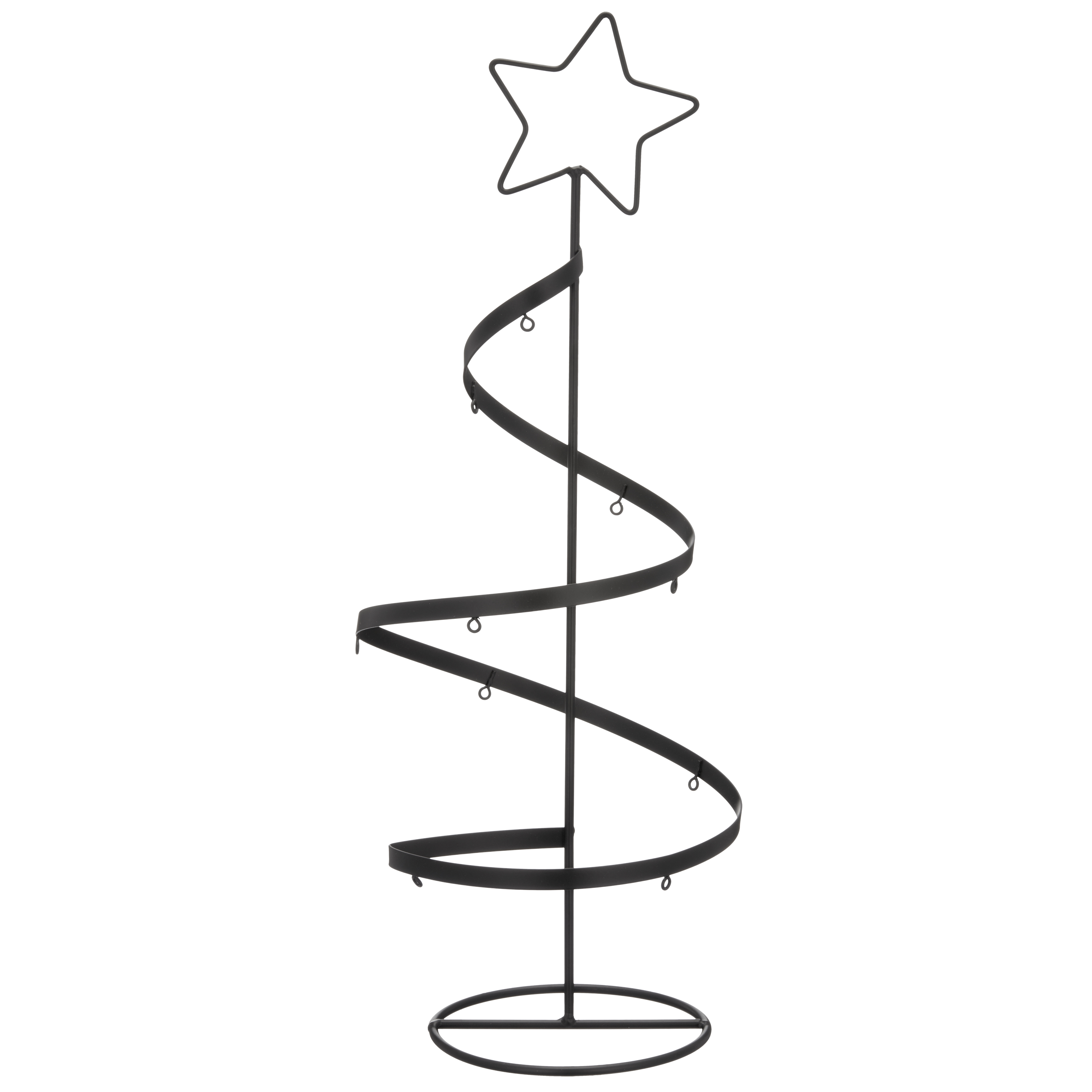 Ständer zum schmücken - metall, schwarz, 20x50cm