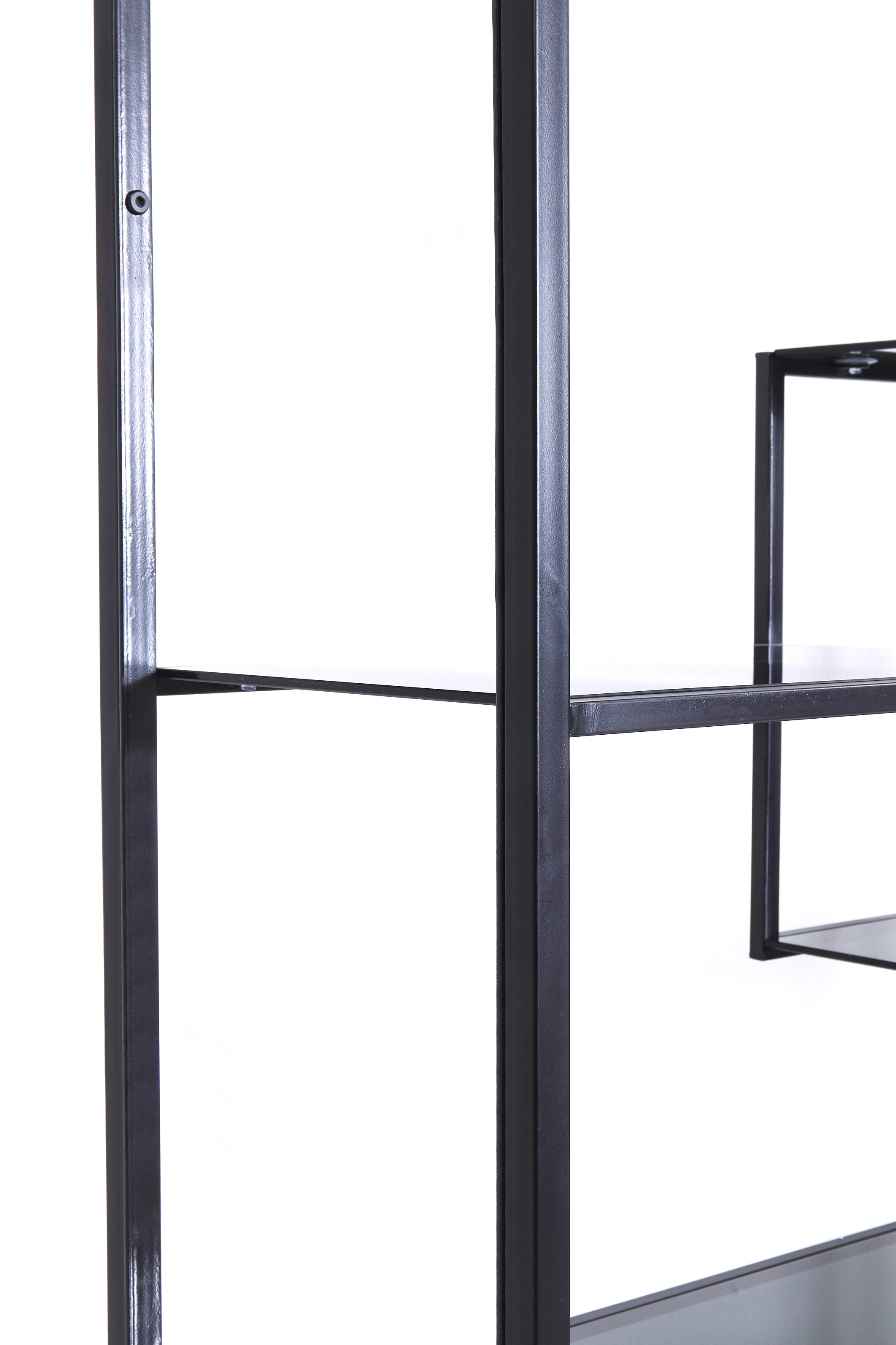 Regal Loft, schwarz, Rahmen Stahl  - Möbel