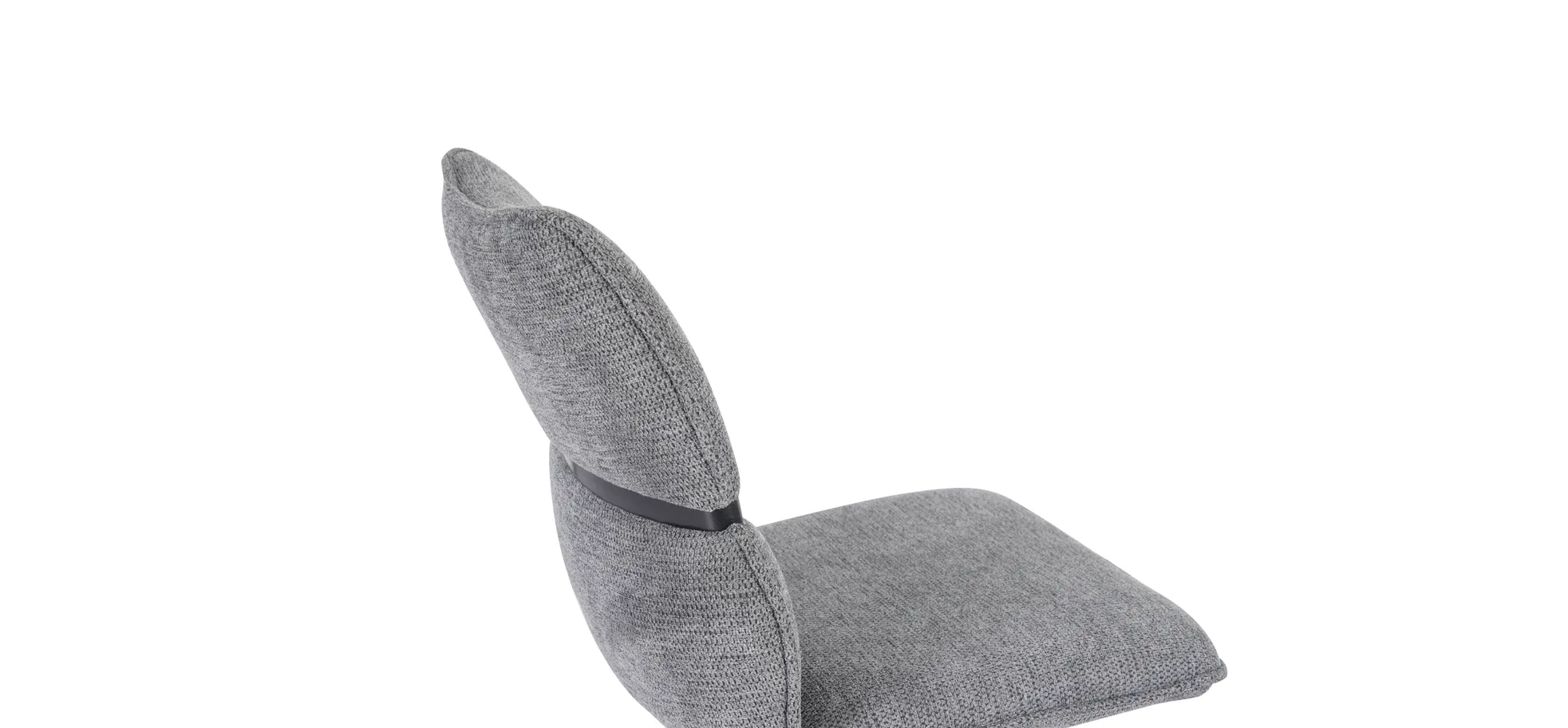 Stuhl, Bezug grau, drehbar 360° autoreturn - Marja