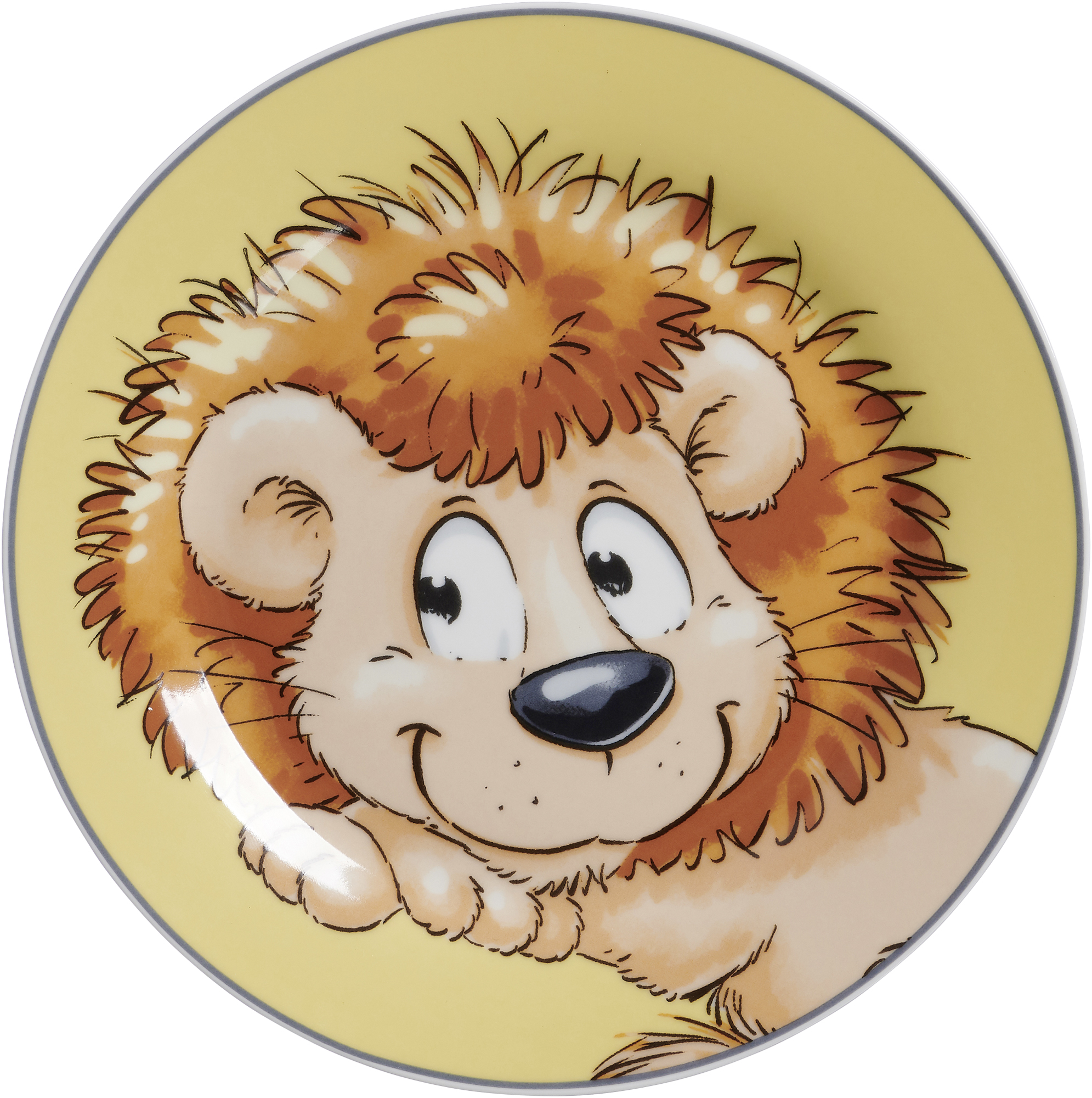 Teller Happy Zoo Leo19 cm - Porzellan, spülmaschinenfest, rund