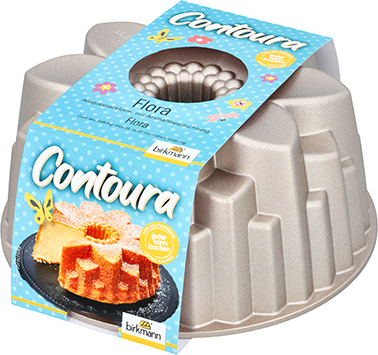 Gugelhupfform Flora - 22 cm, Höhe 9,5 cm