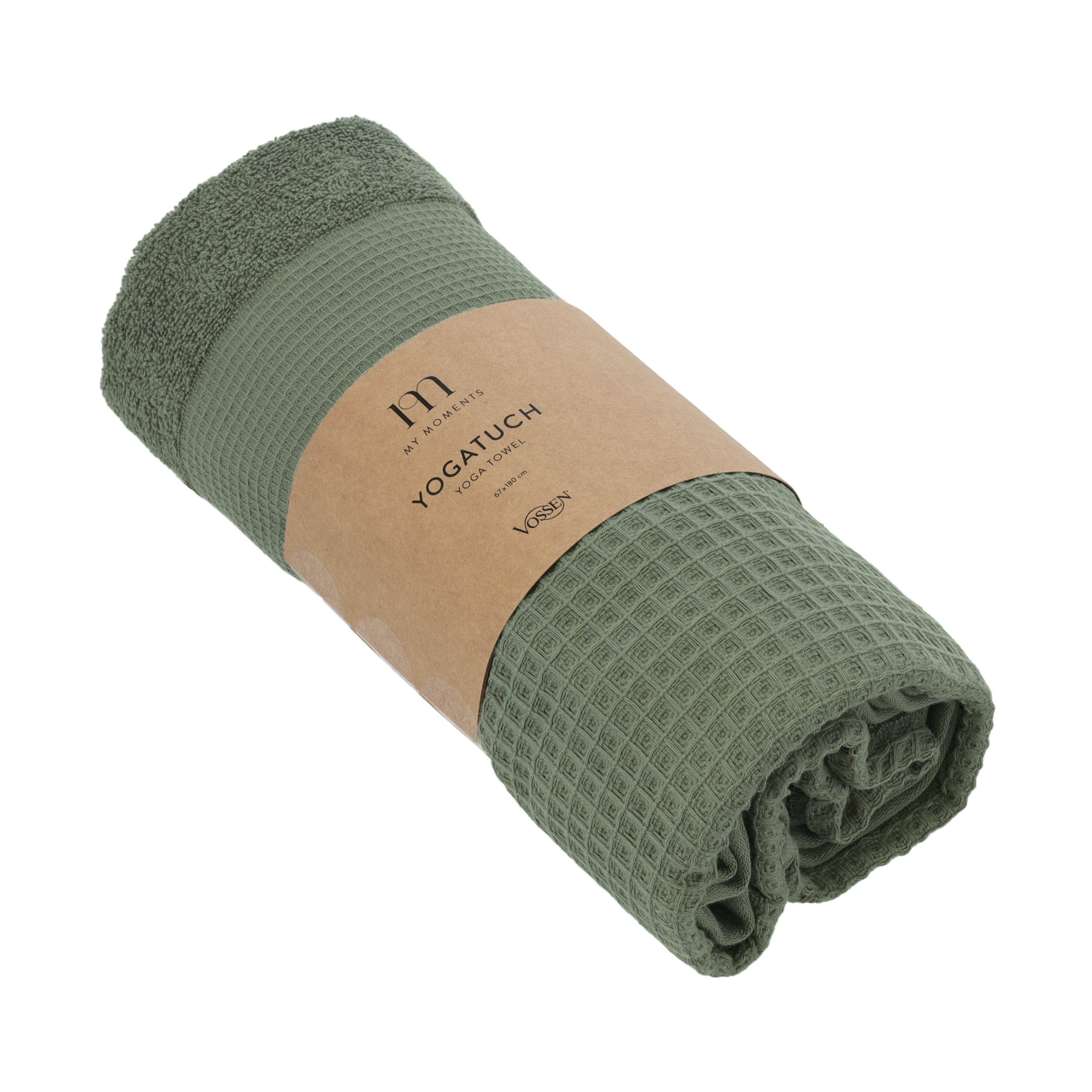 Yogatuch 67x180cm detox green - Shallow