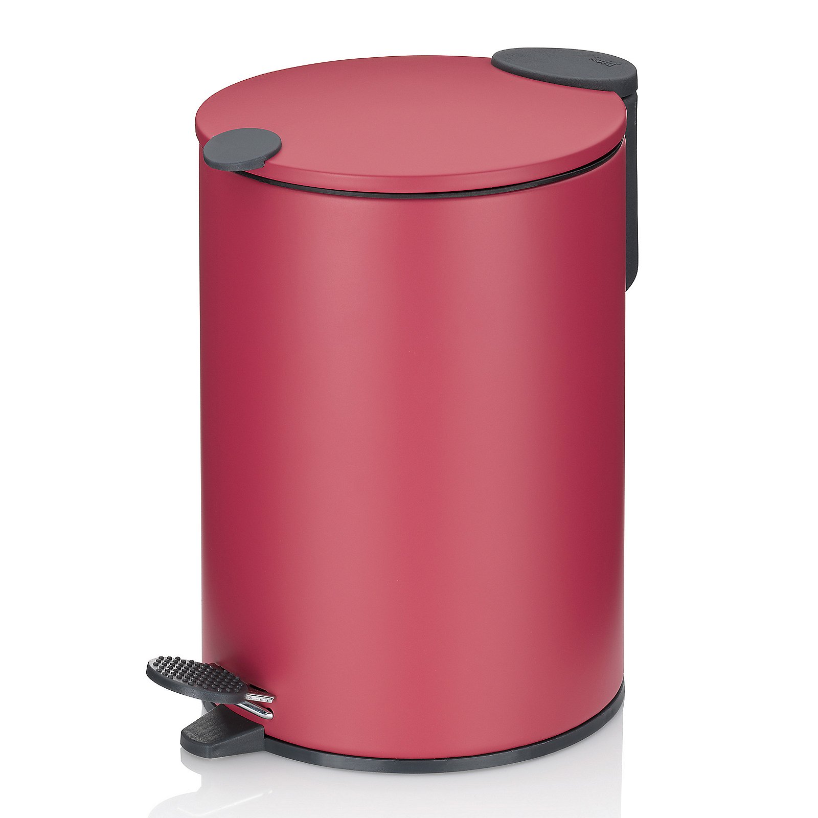 Kosmetikeimer Mats 23 cm - Metall pastellrot