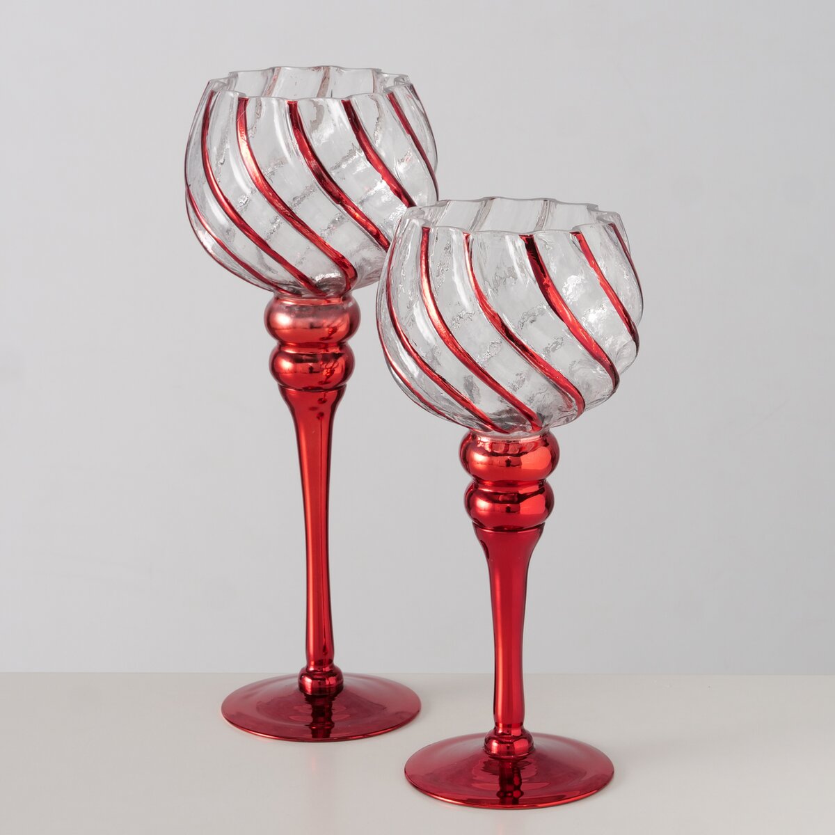 Windlicht Manou, klein - H 29,00 cm, Glas lackiert