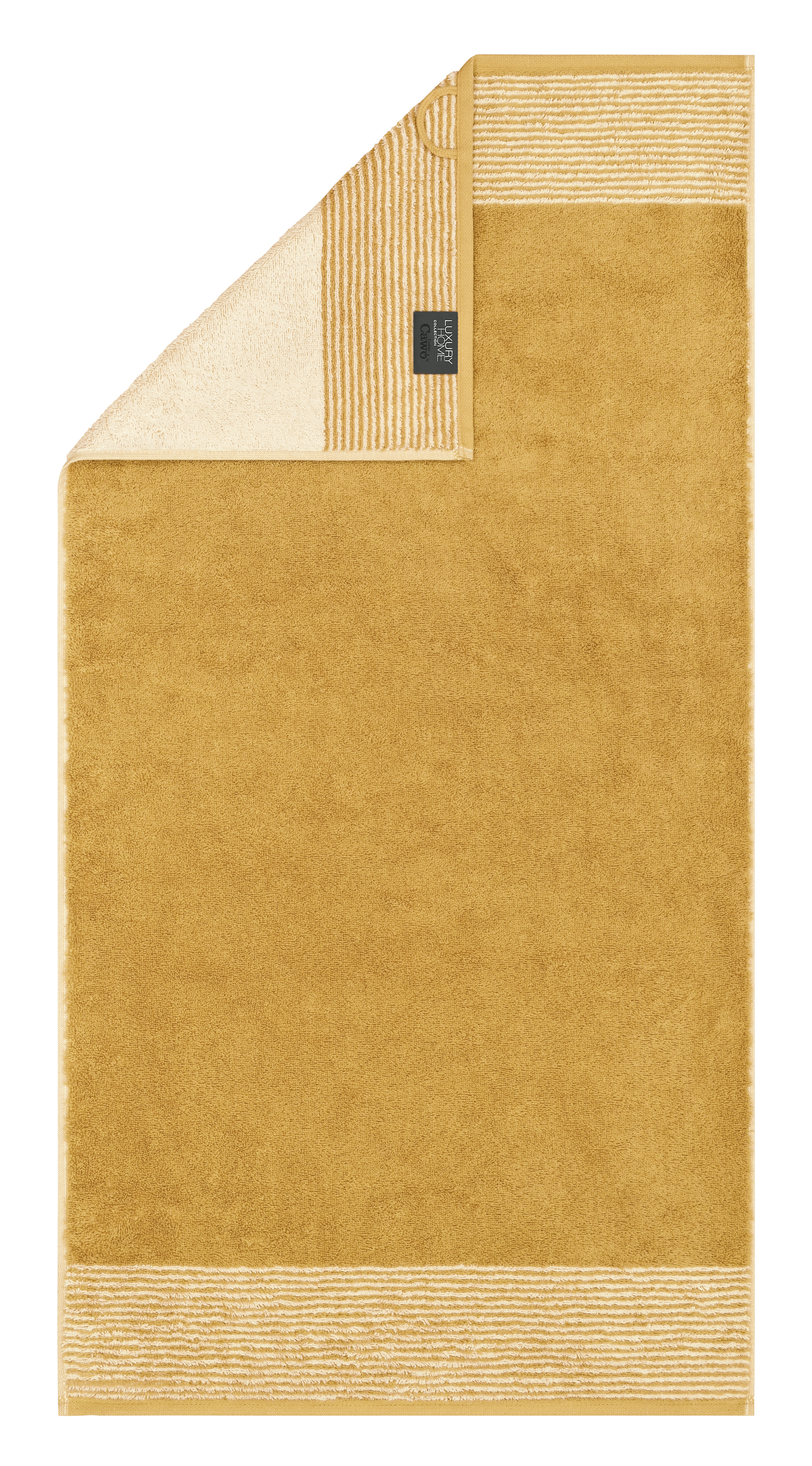 Duschtuch Two-Tone, gold - 80x150cm, Doubleface