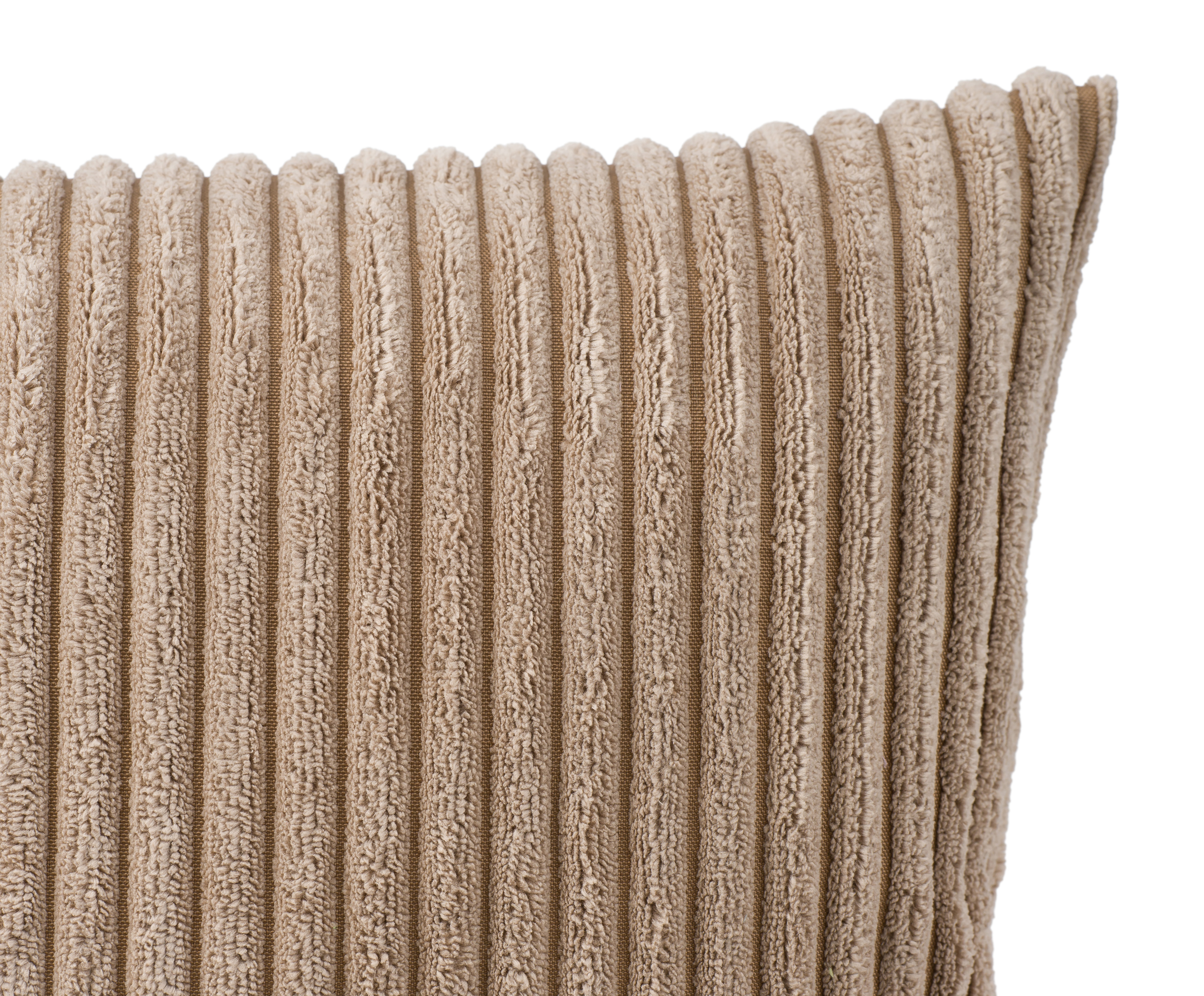 Kissenhülle Anafi, cordoptik - 100% polyester, 50x50cm, taupe