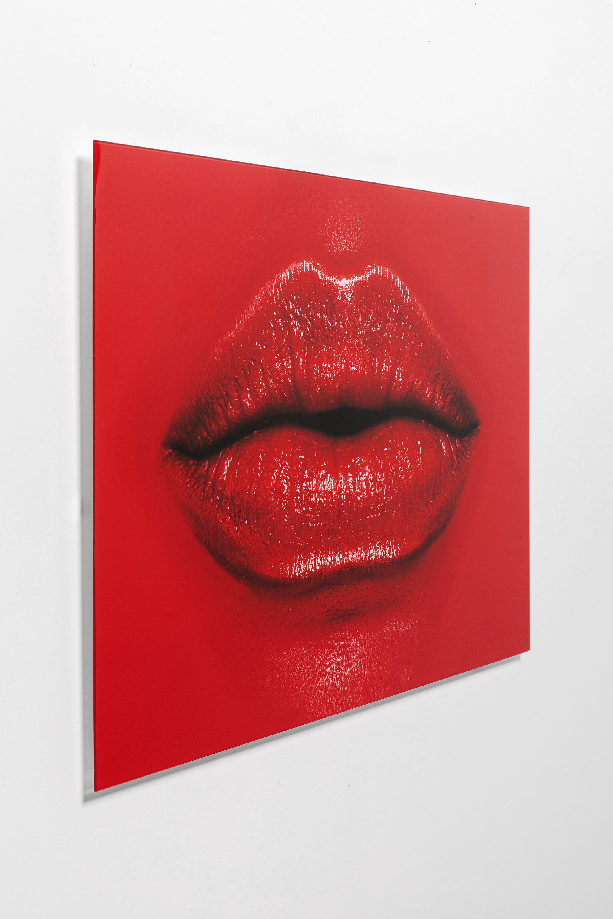 Glasbild Red Lips, Sicherheitsglas - Accessoires