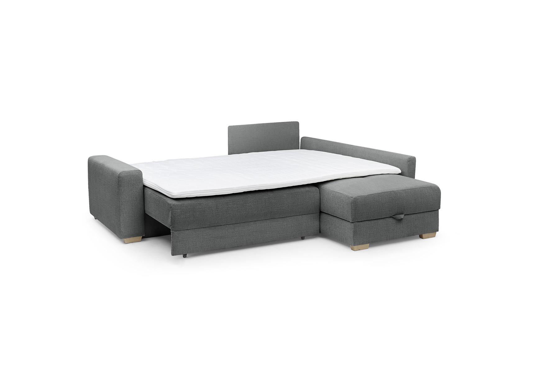 Ecksofa Jyte, Kaltschaumtopper - Jyte