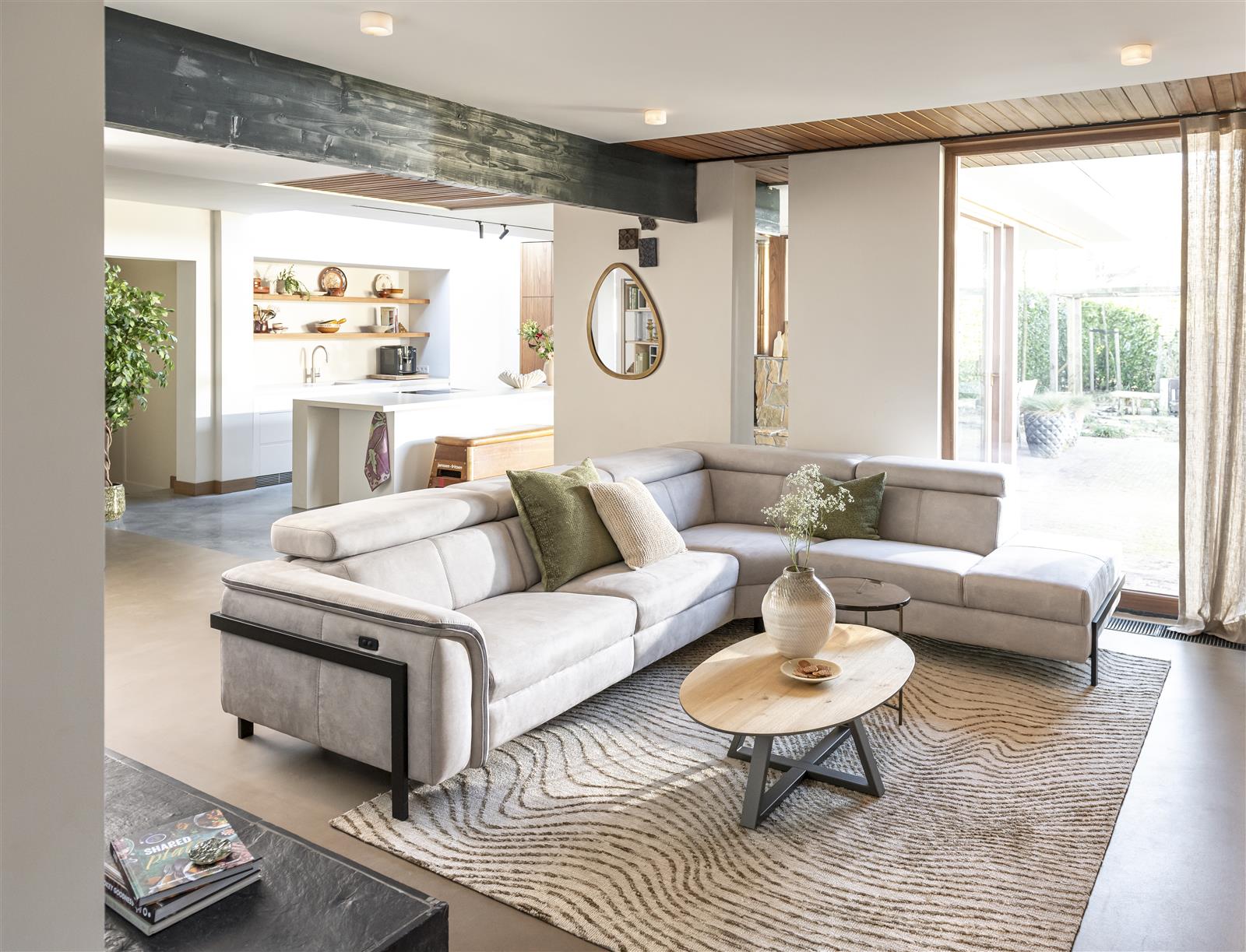 Couchtisch,Eiche furniert  - Shimanto