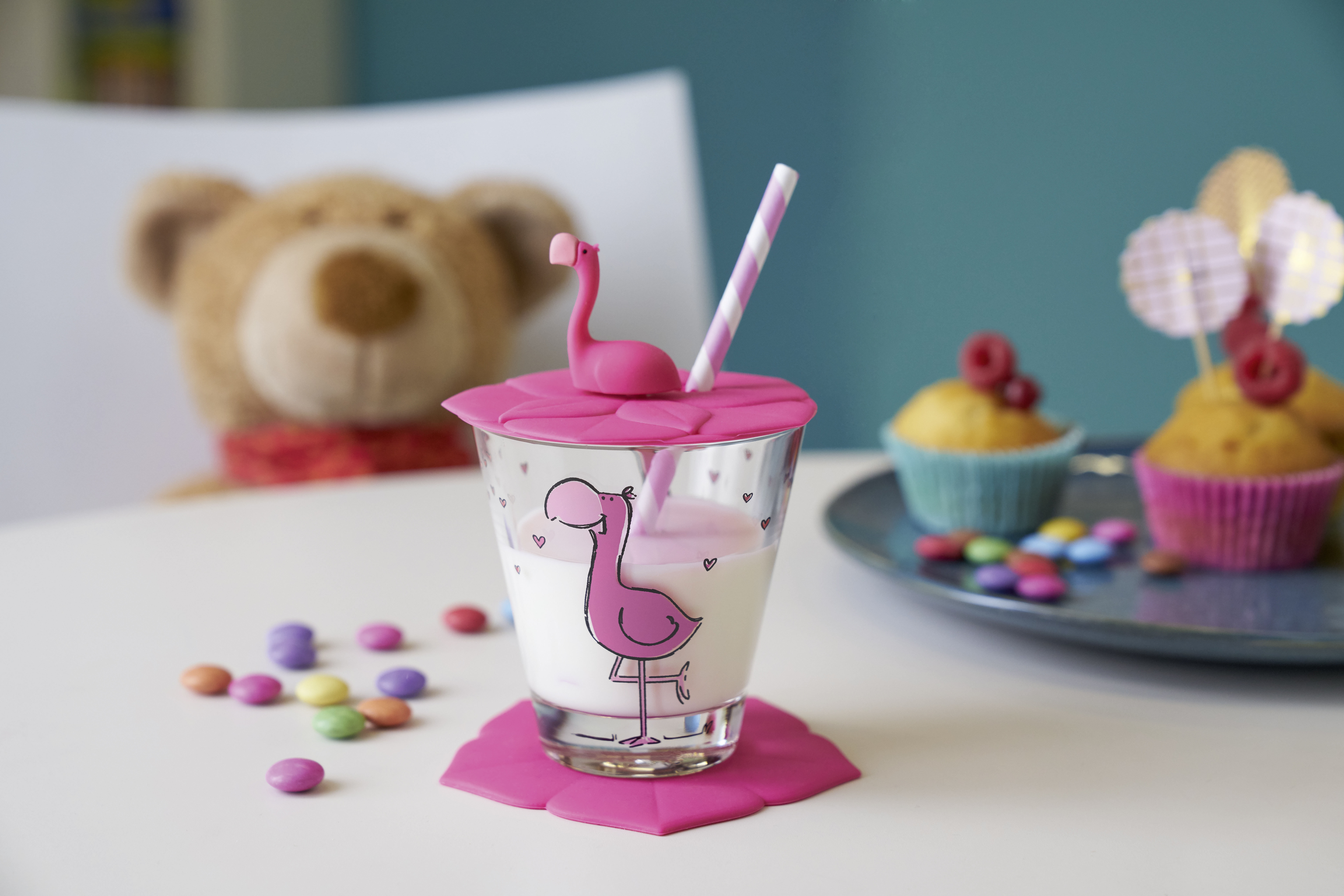 Kindertrinkset Flamingo,3-Tlg. - TRINKSET