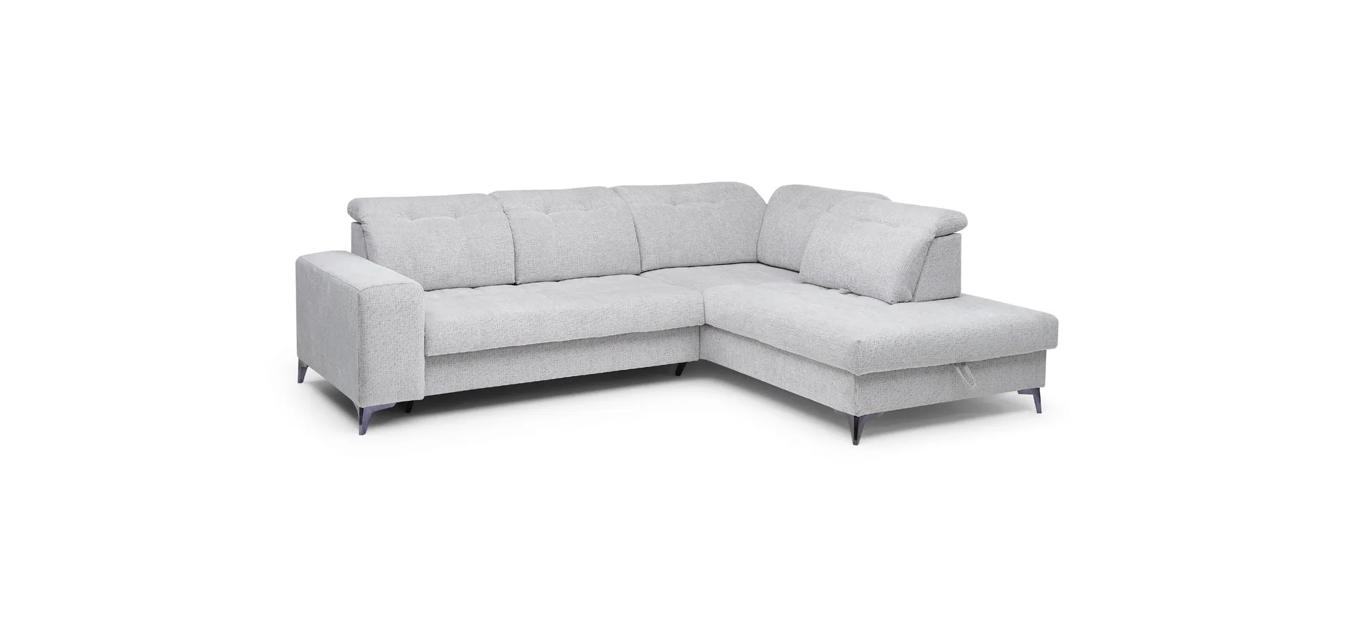 Ecksofa, light grey - Elty