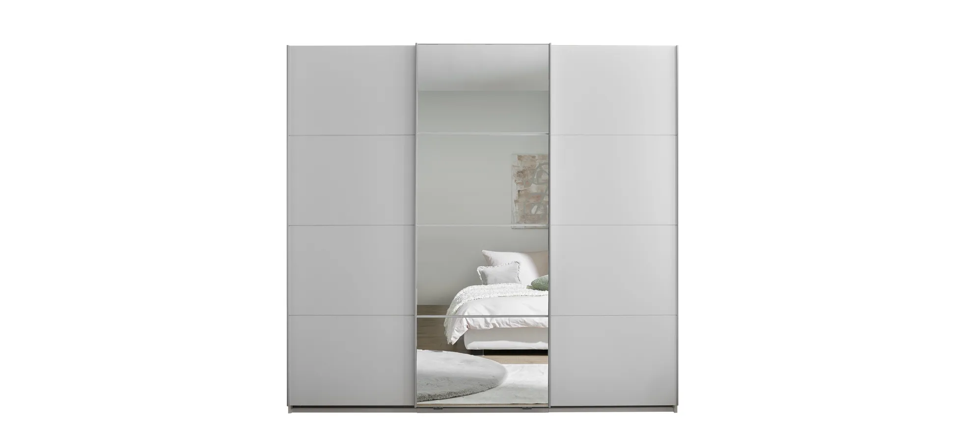 Schwebetürenschrank, weiß - MyStyle 3056