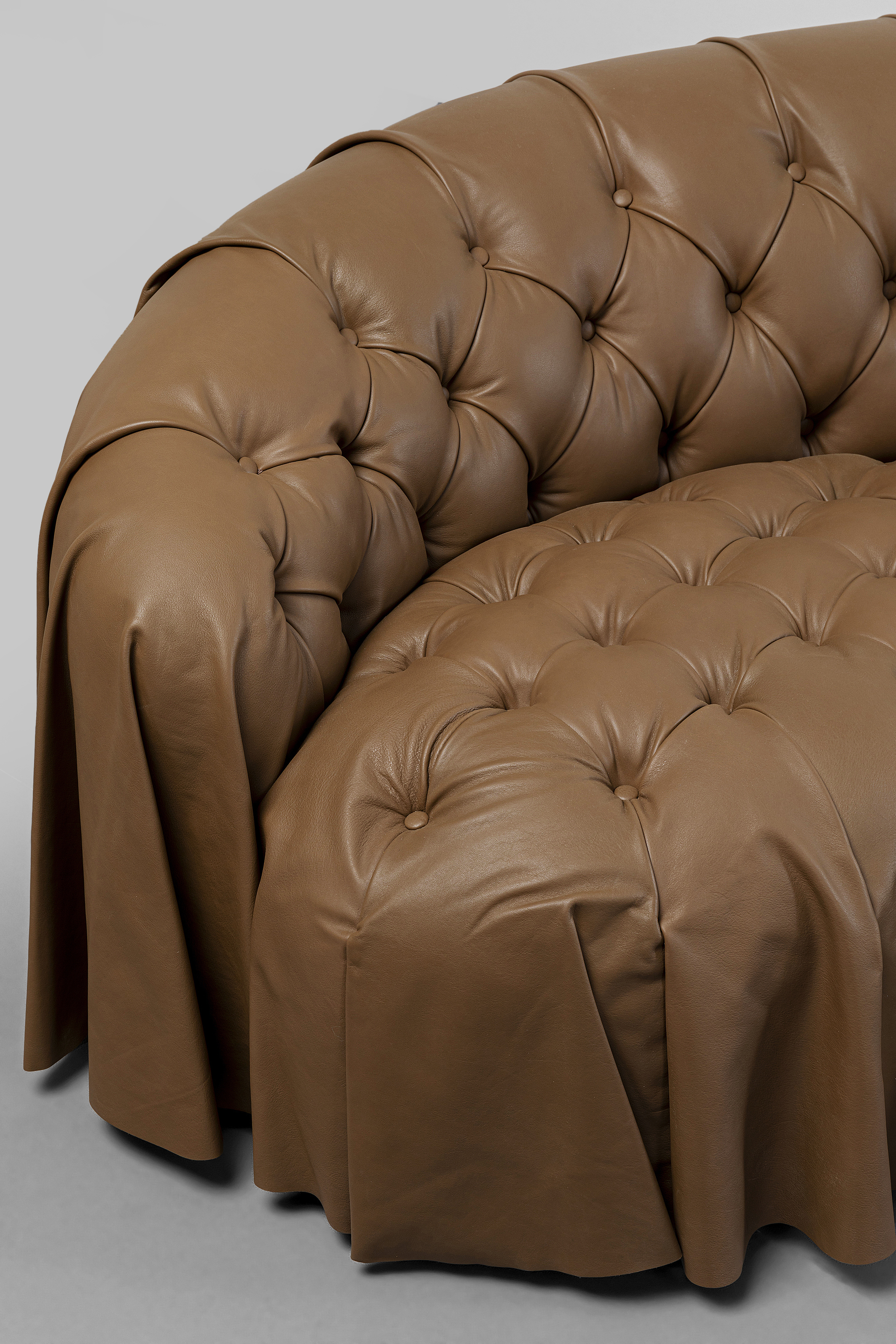 Sofa Drapes, Rindleder - Möbel