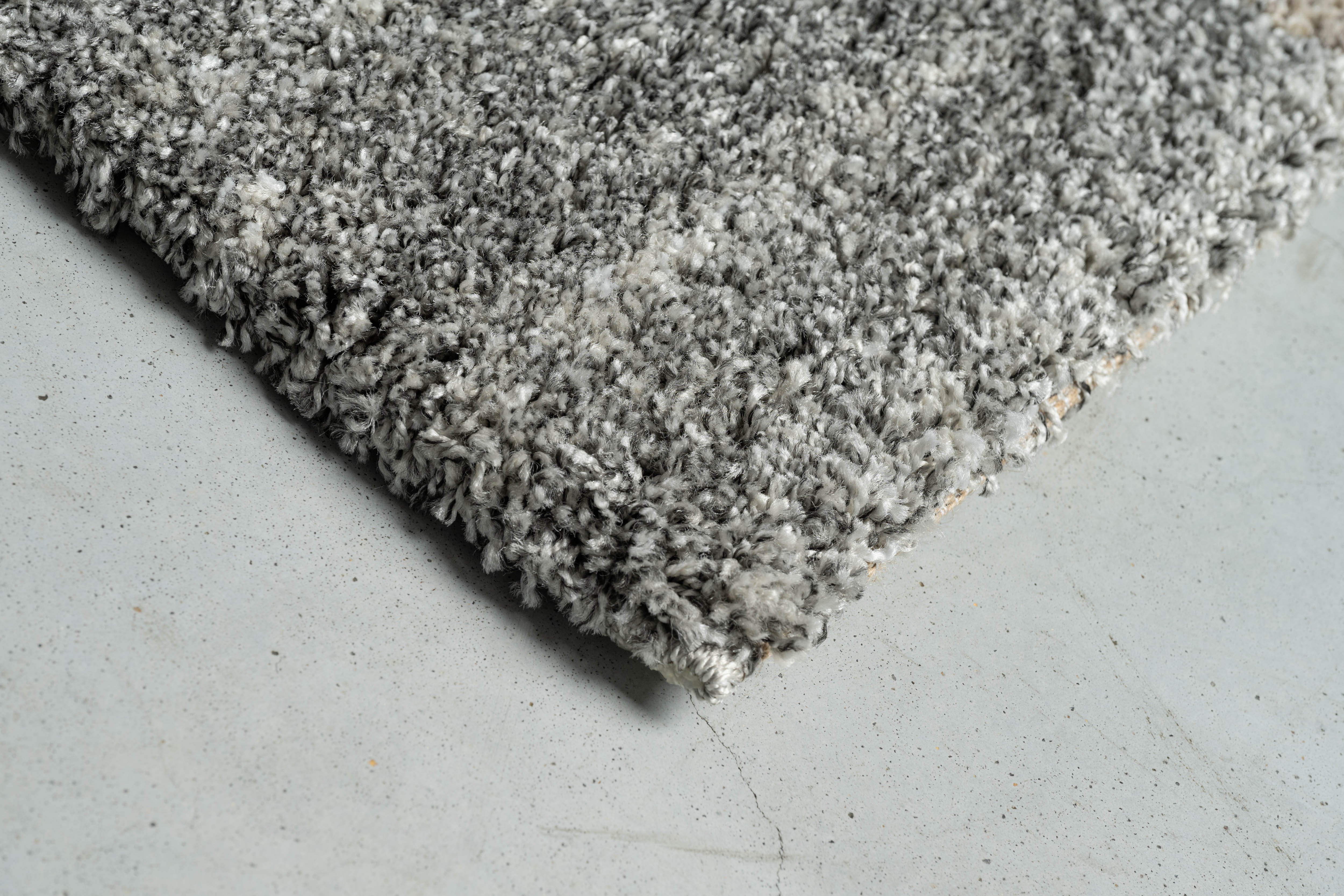 Webteppich, grau-braun-weiß, 160x230 cm - Rehari