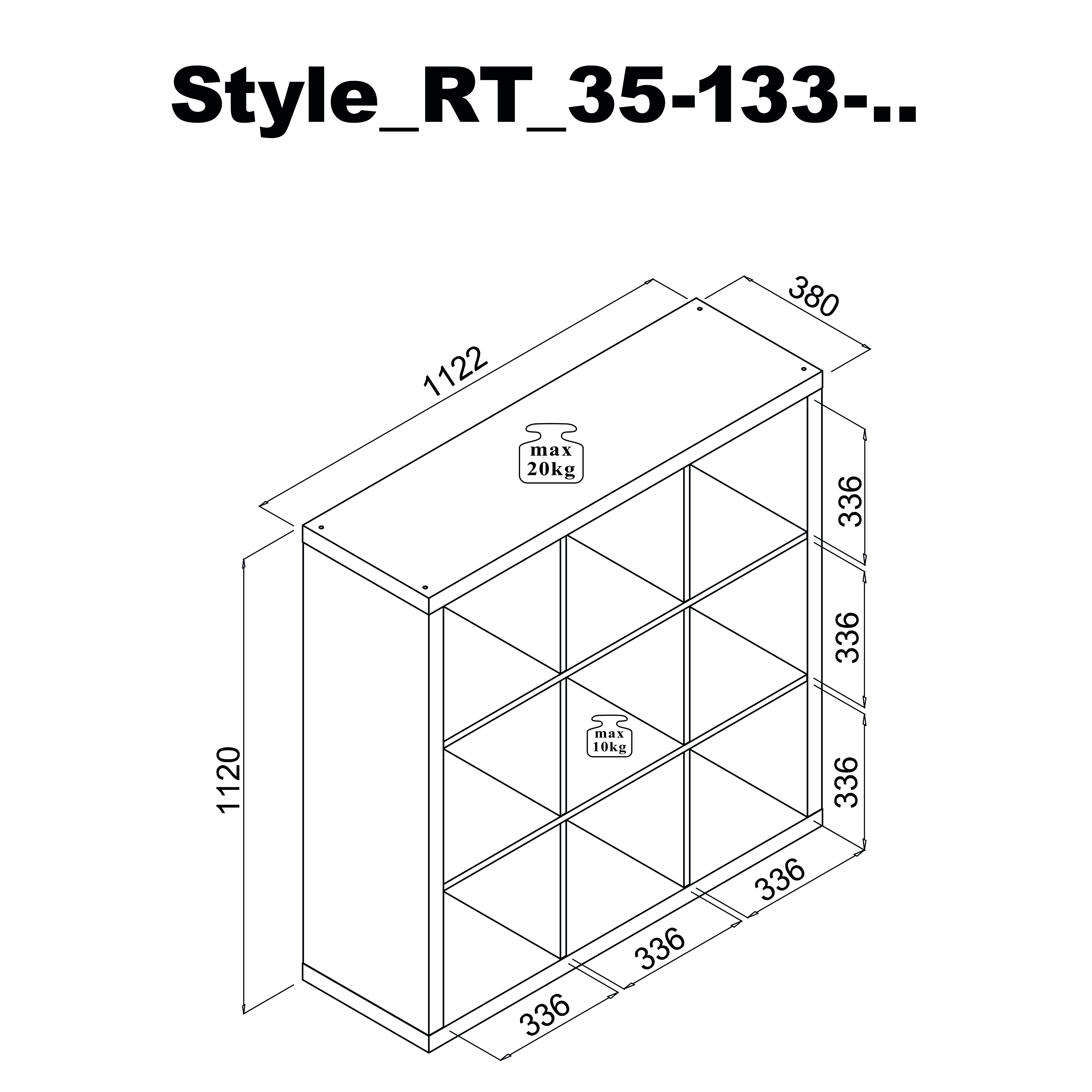 Raumteiler, weiß - MyStyle 1026