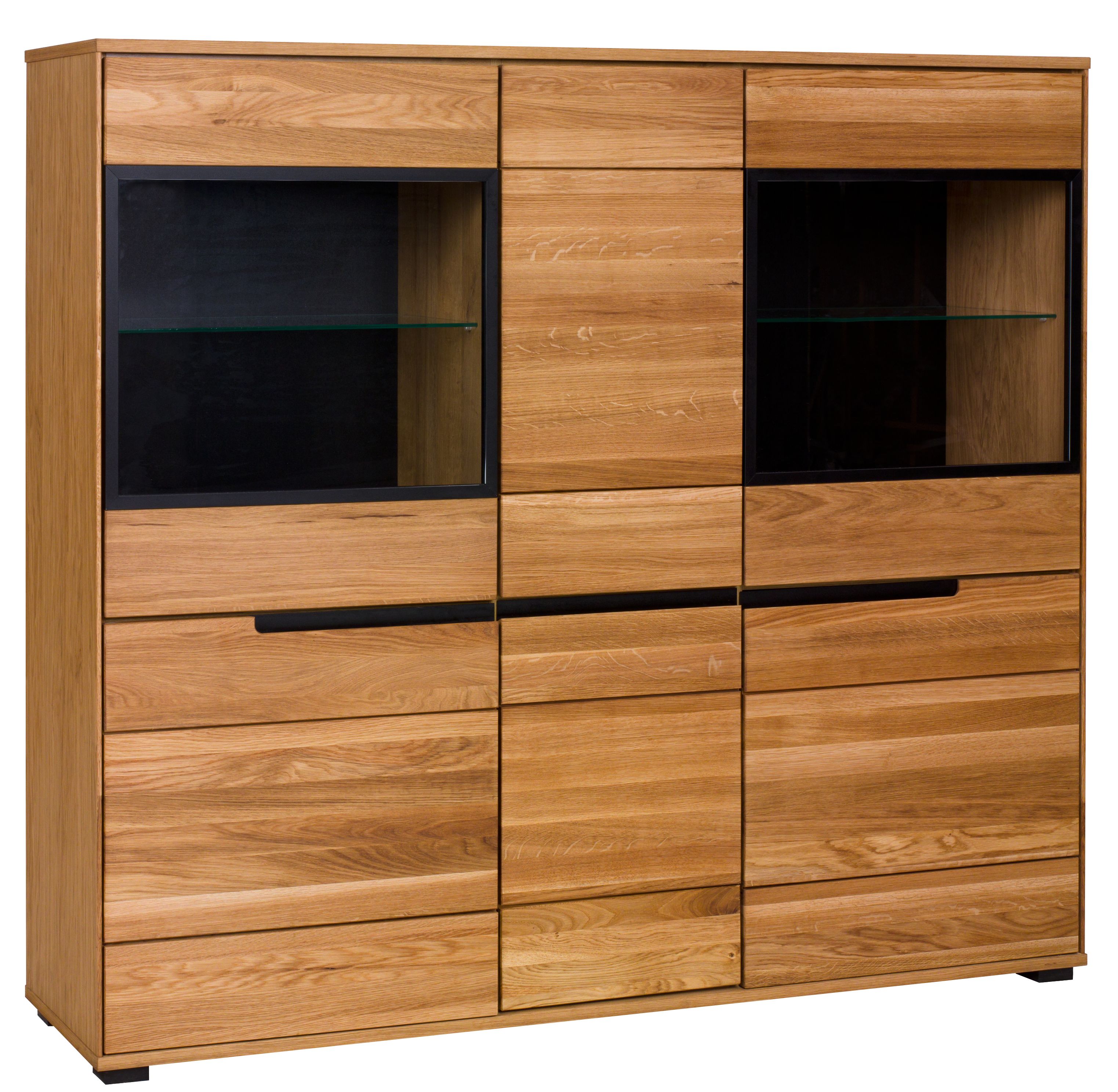 Highboard, Eiche, 6-trg. - Edma