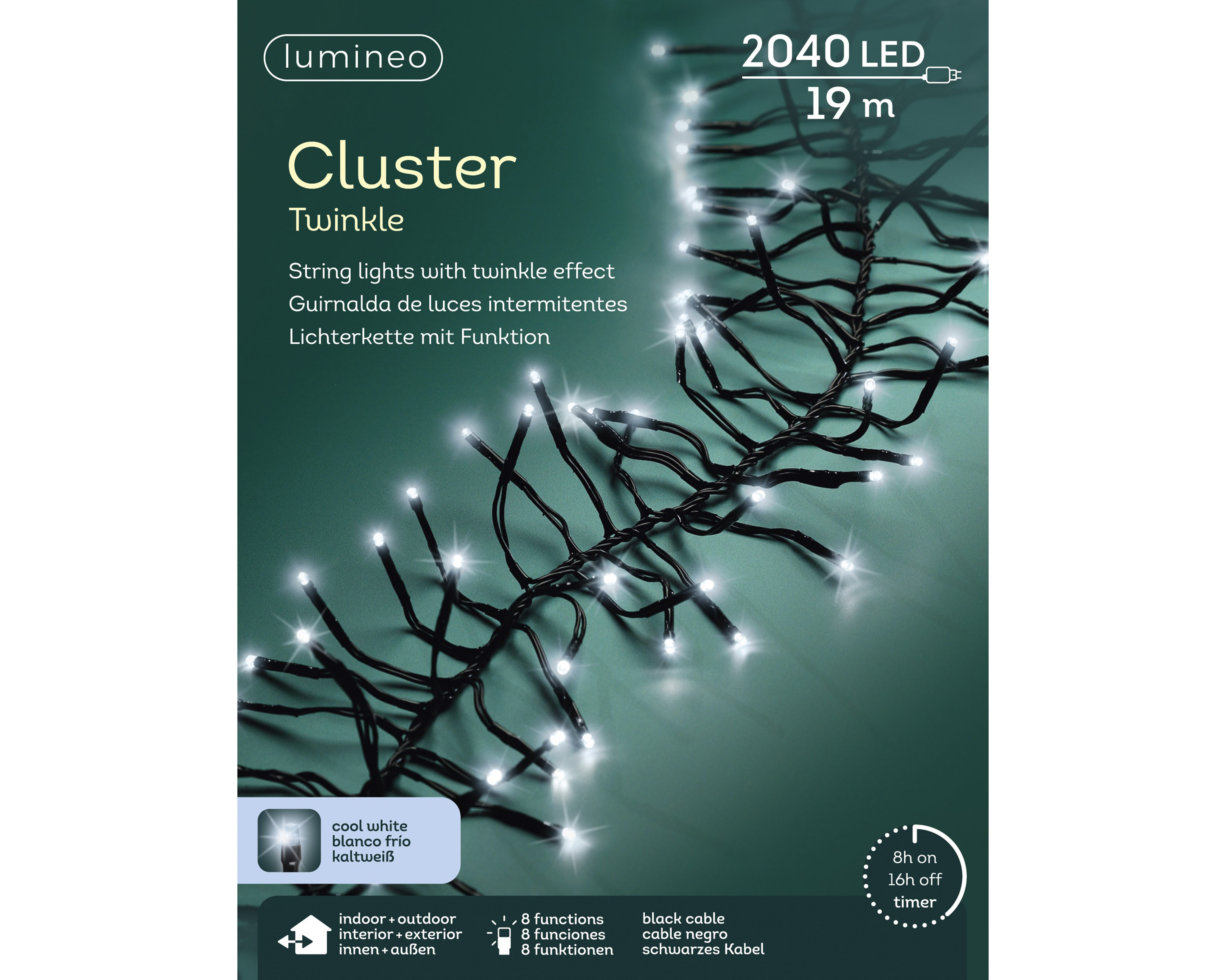 LED Clusterbeleuchtung Twinkle