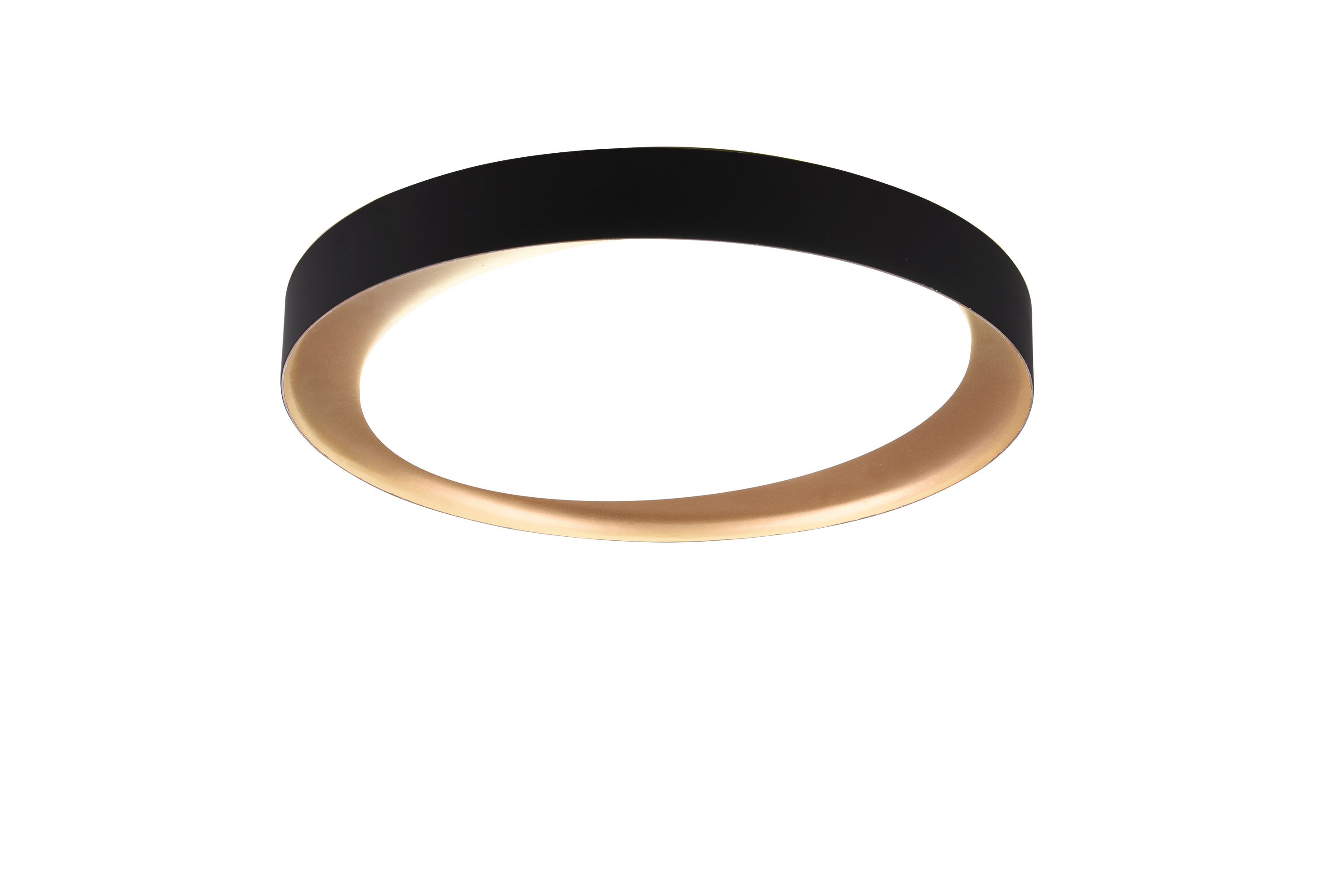 Deckenleuchte Zeta - 1flg., Kunststoff/schwarz, ca.7 x Ø48 x5cm