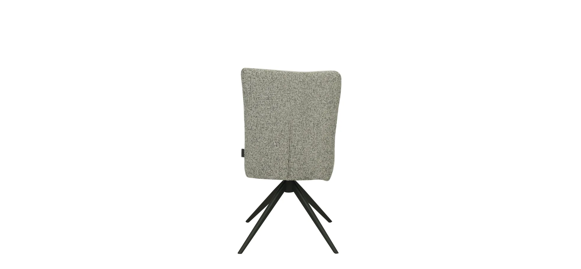 Vierfußstuhl, Stoff Schlamm, drehbar - Mylene