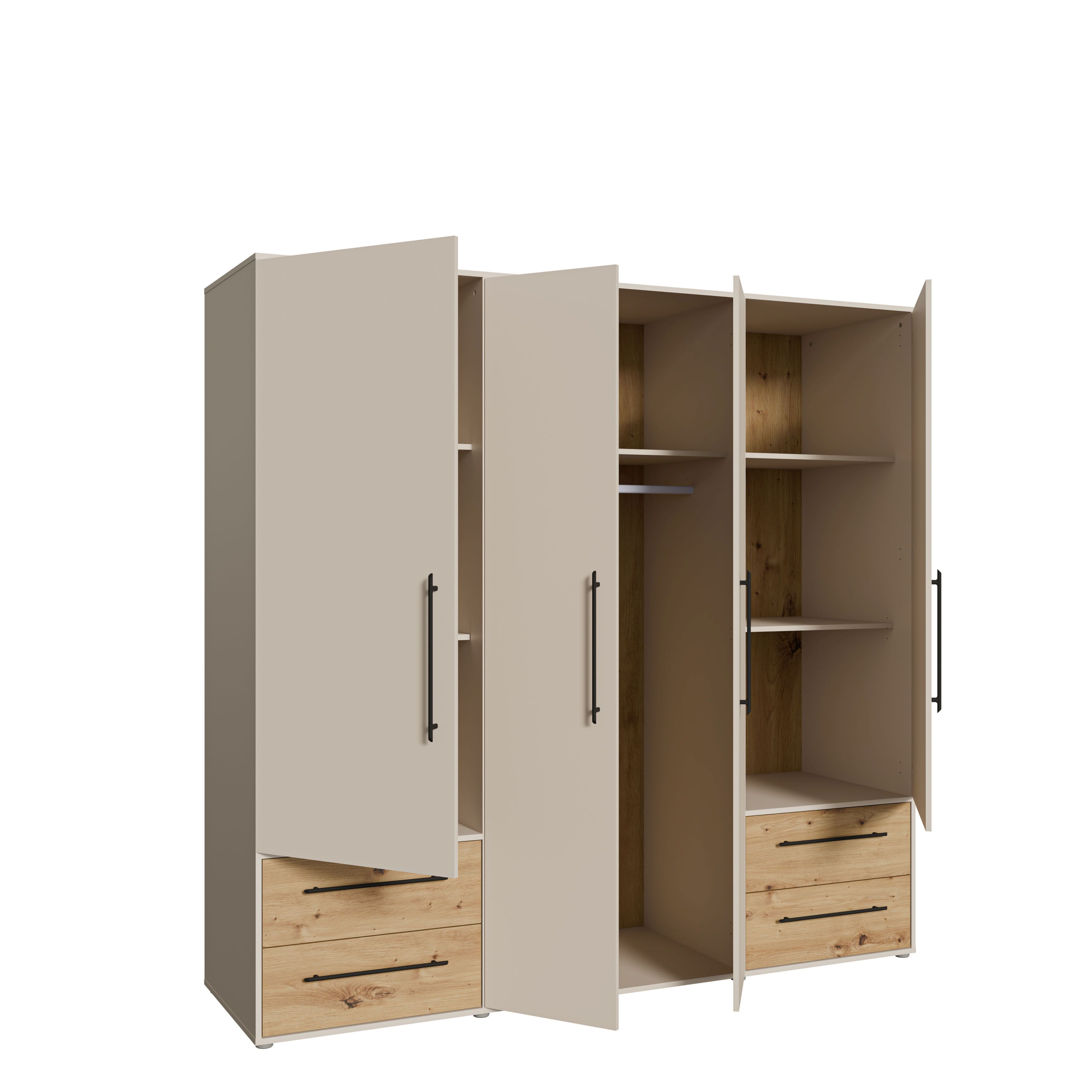 Drehtürenschrank, Dekor sand - Fathie