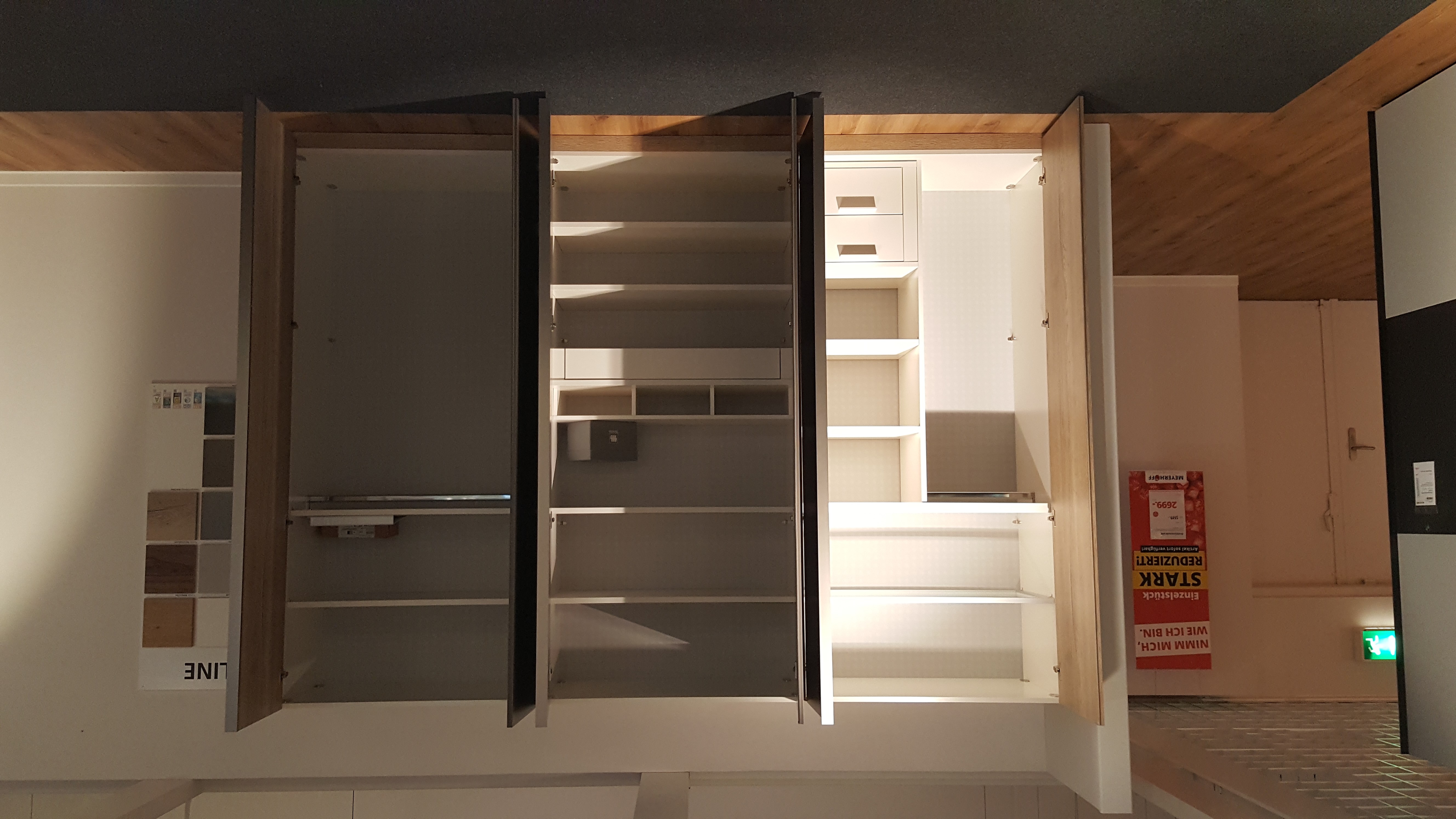 Musterring, Kleiderschrank, Eiche Nachbildung - Airline 100