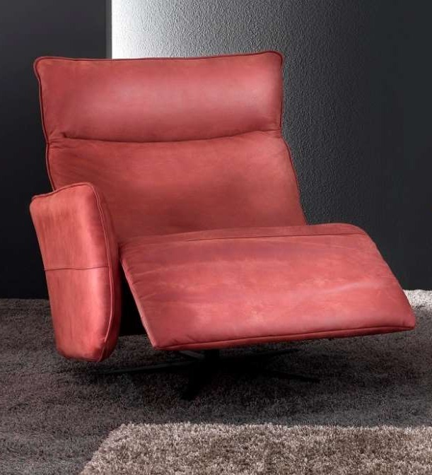 Loungesessel, Leder amarena - MyStyle 2150