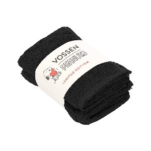 Gästetuch Charlie Brown - 30 x 50cm, schwarz