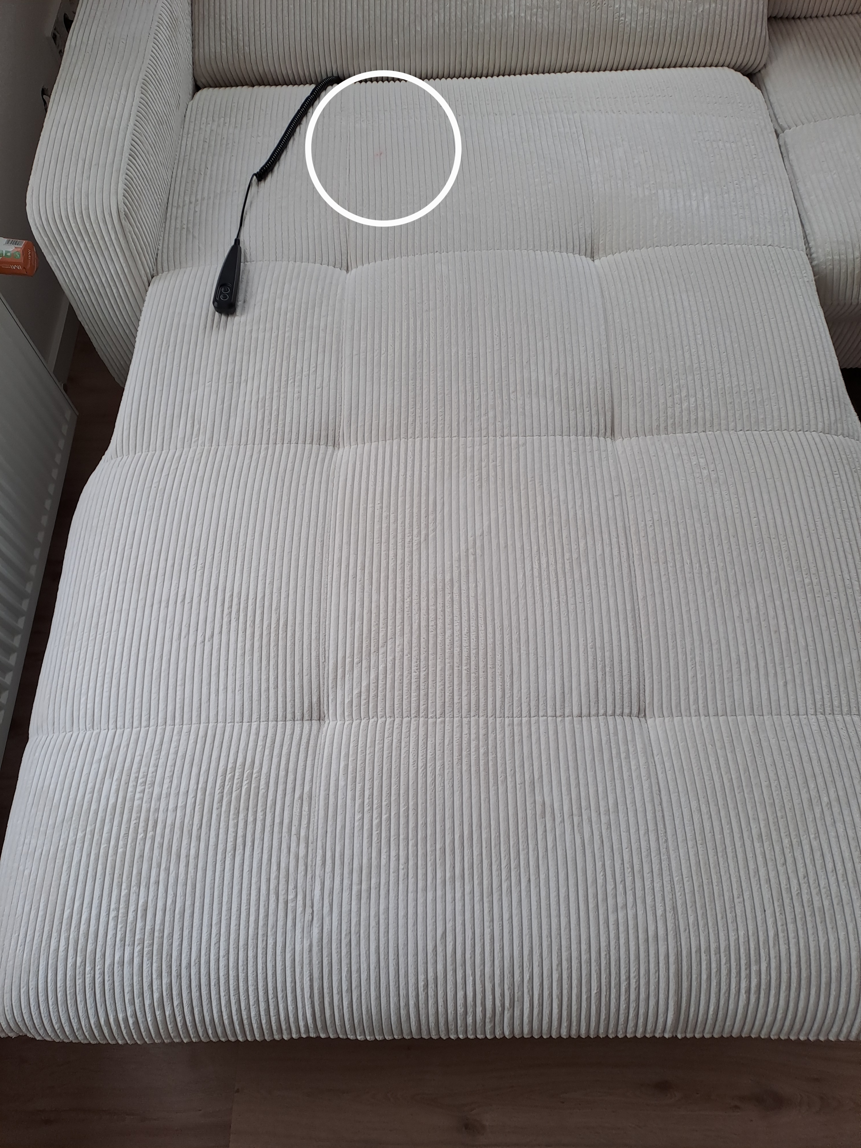 Polstergarnitur, Cord natur - LS23 Arve