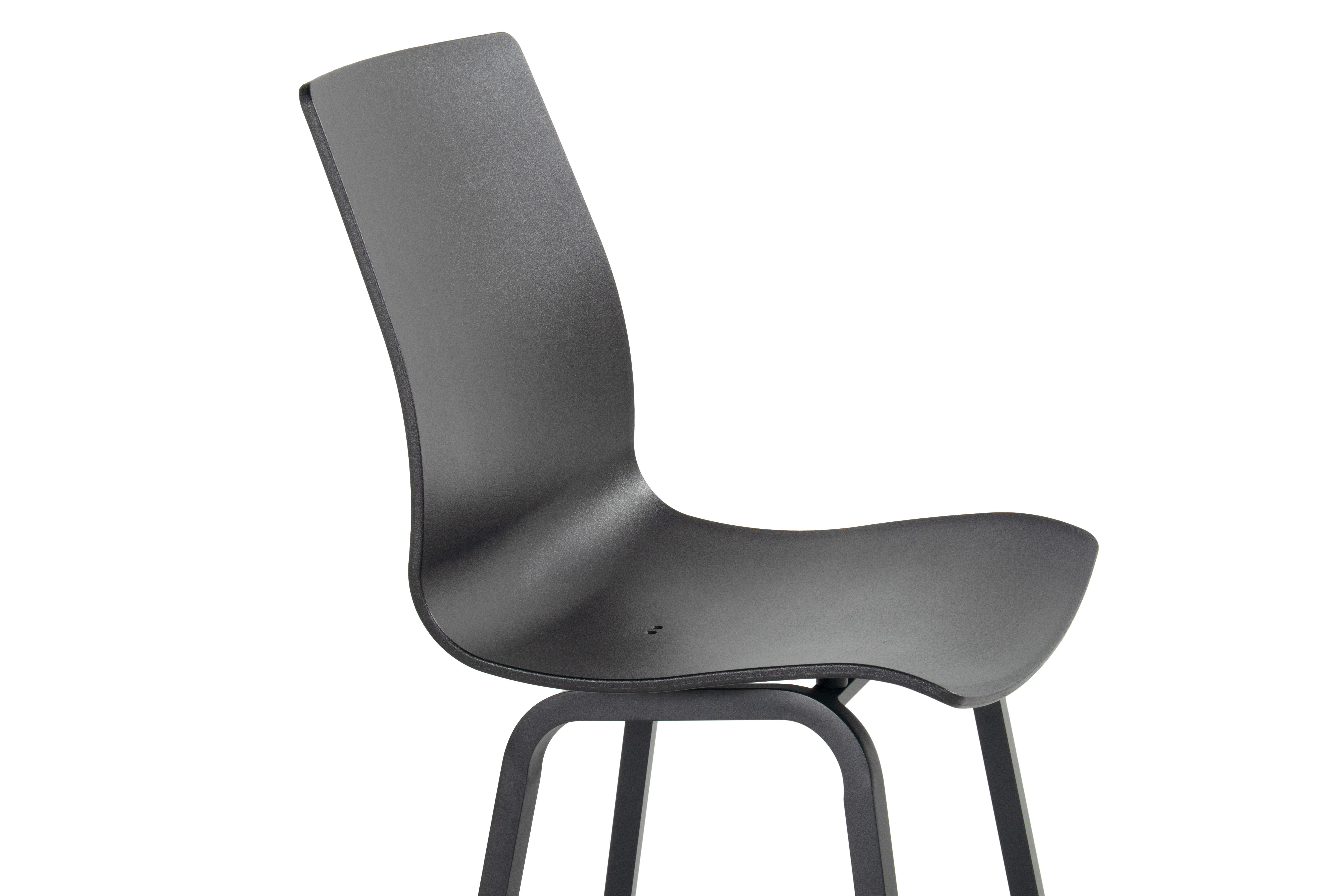 Barstuhl, Sitzschale Schwarz, Outdoor - SOPHIE