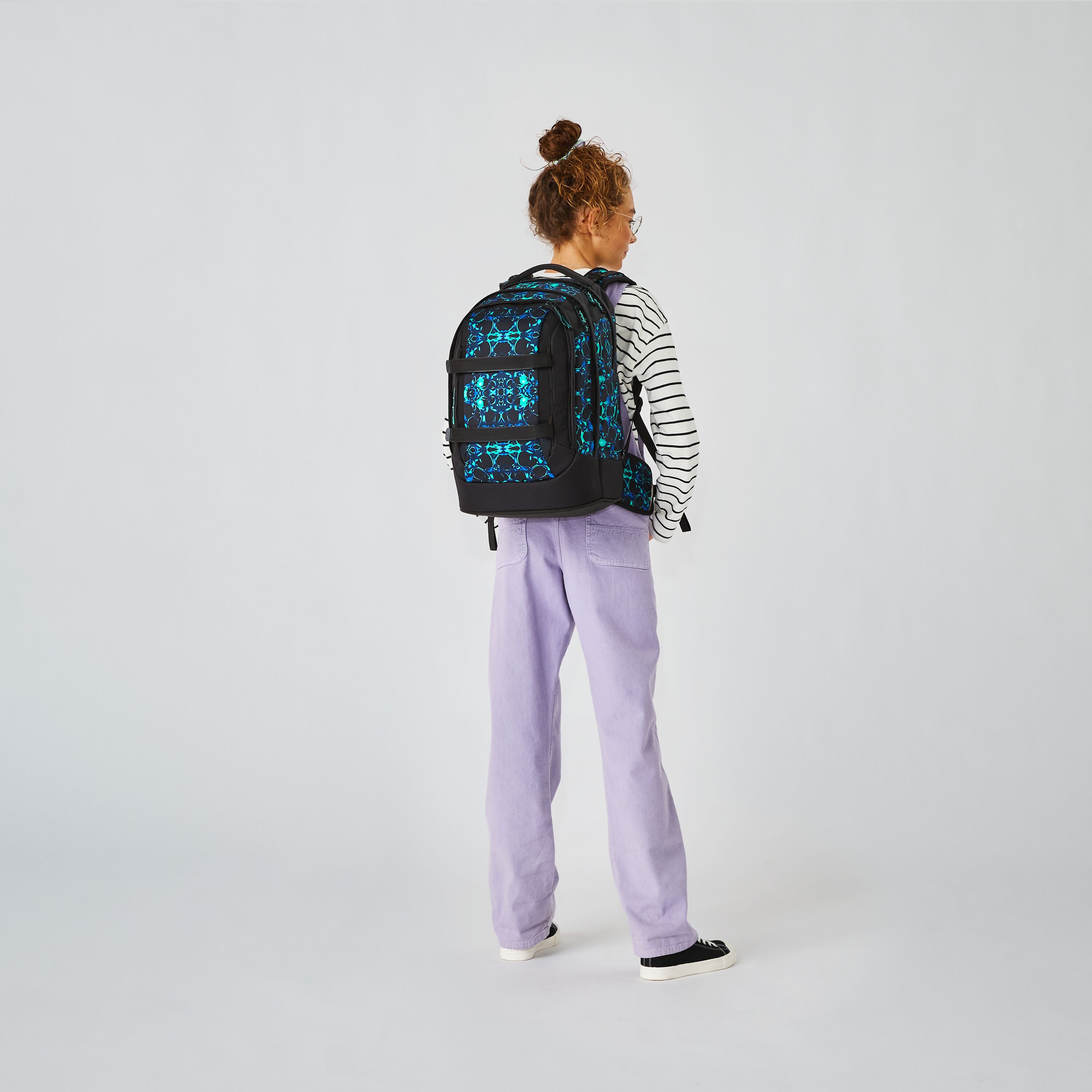 Schulrucksack Caleido Blue - Satch Pack