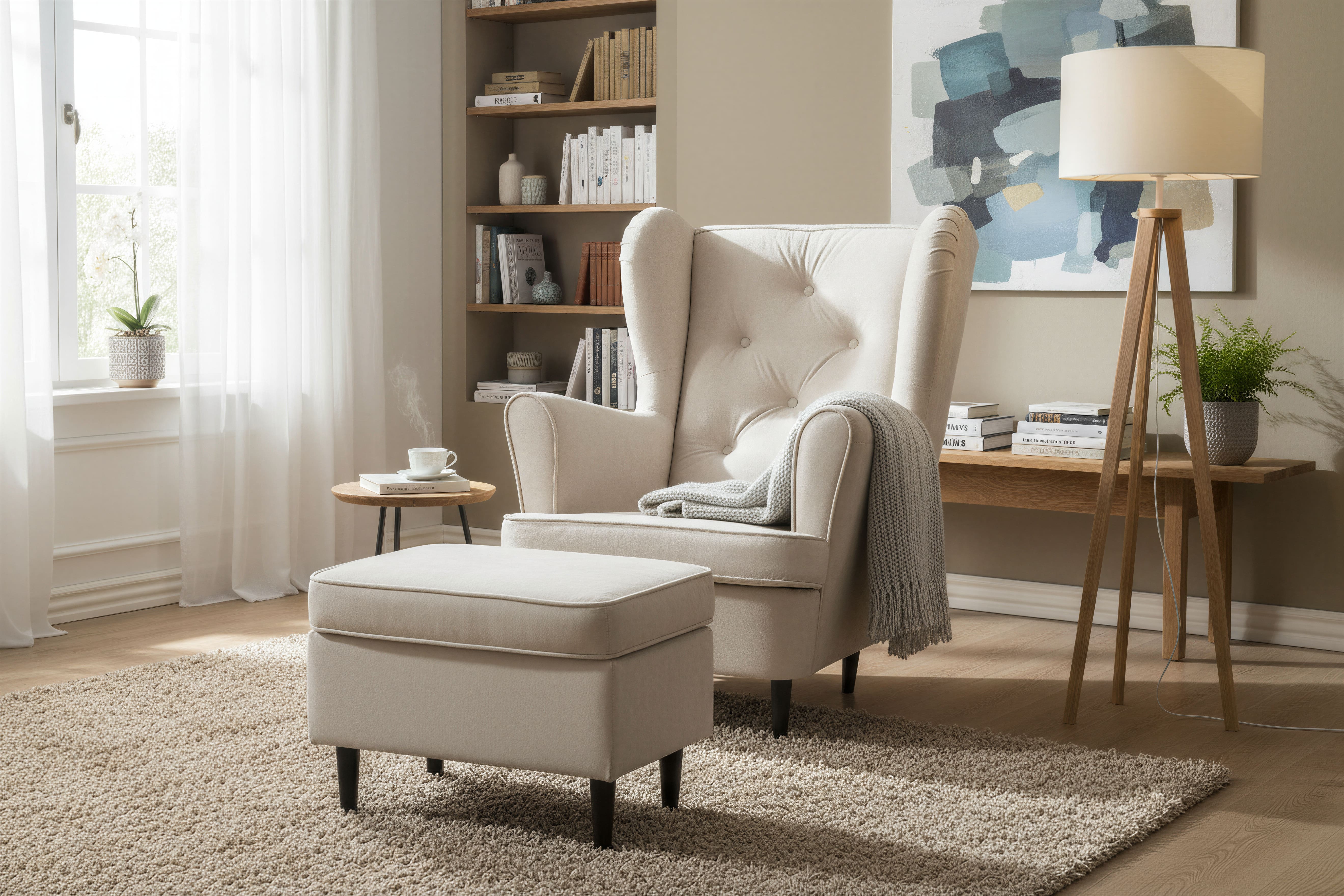 Sessel, Stoff cream - MyStyle 2186